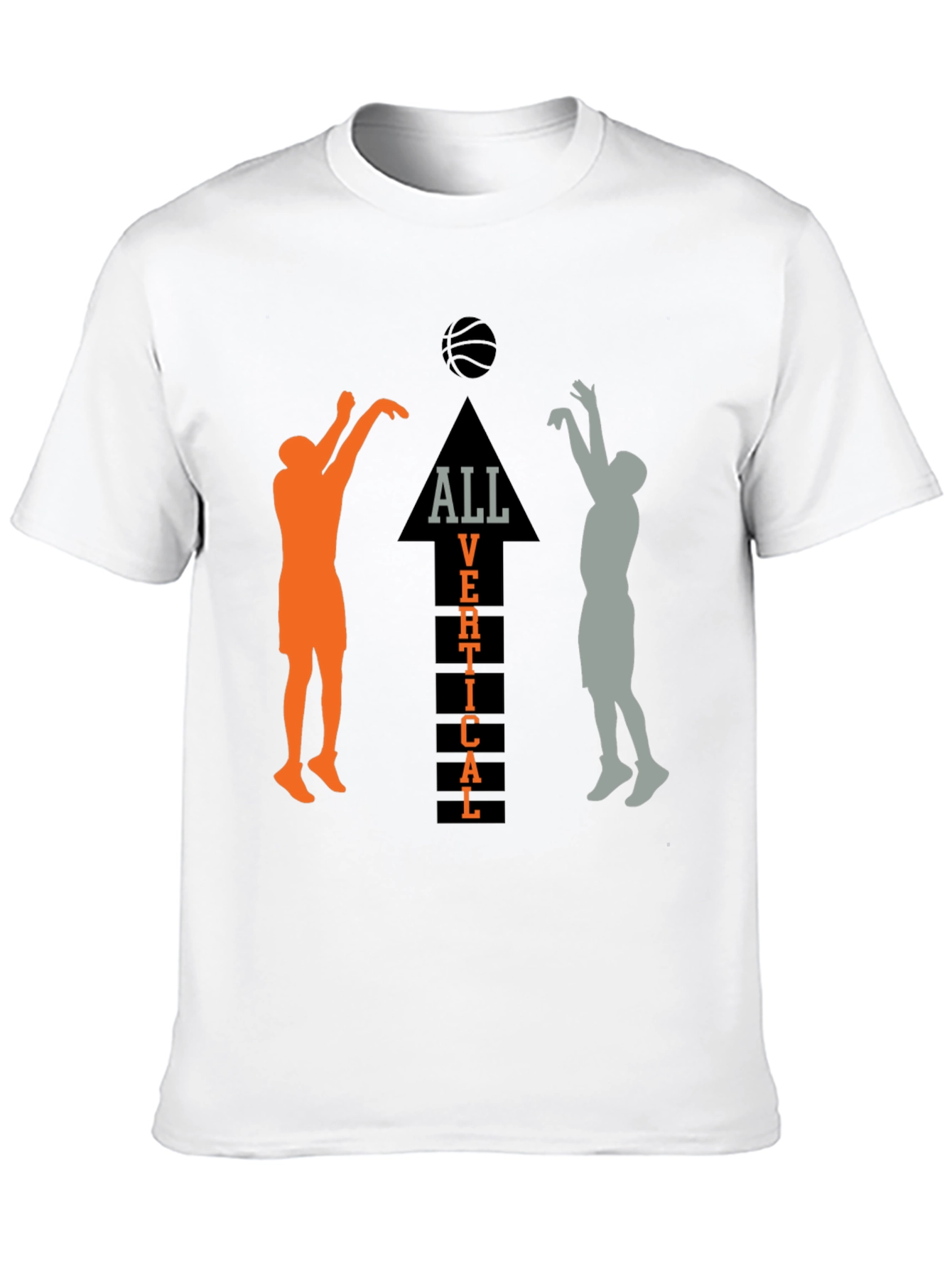 All Vertical Basketball Graphic Tee