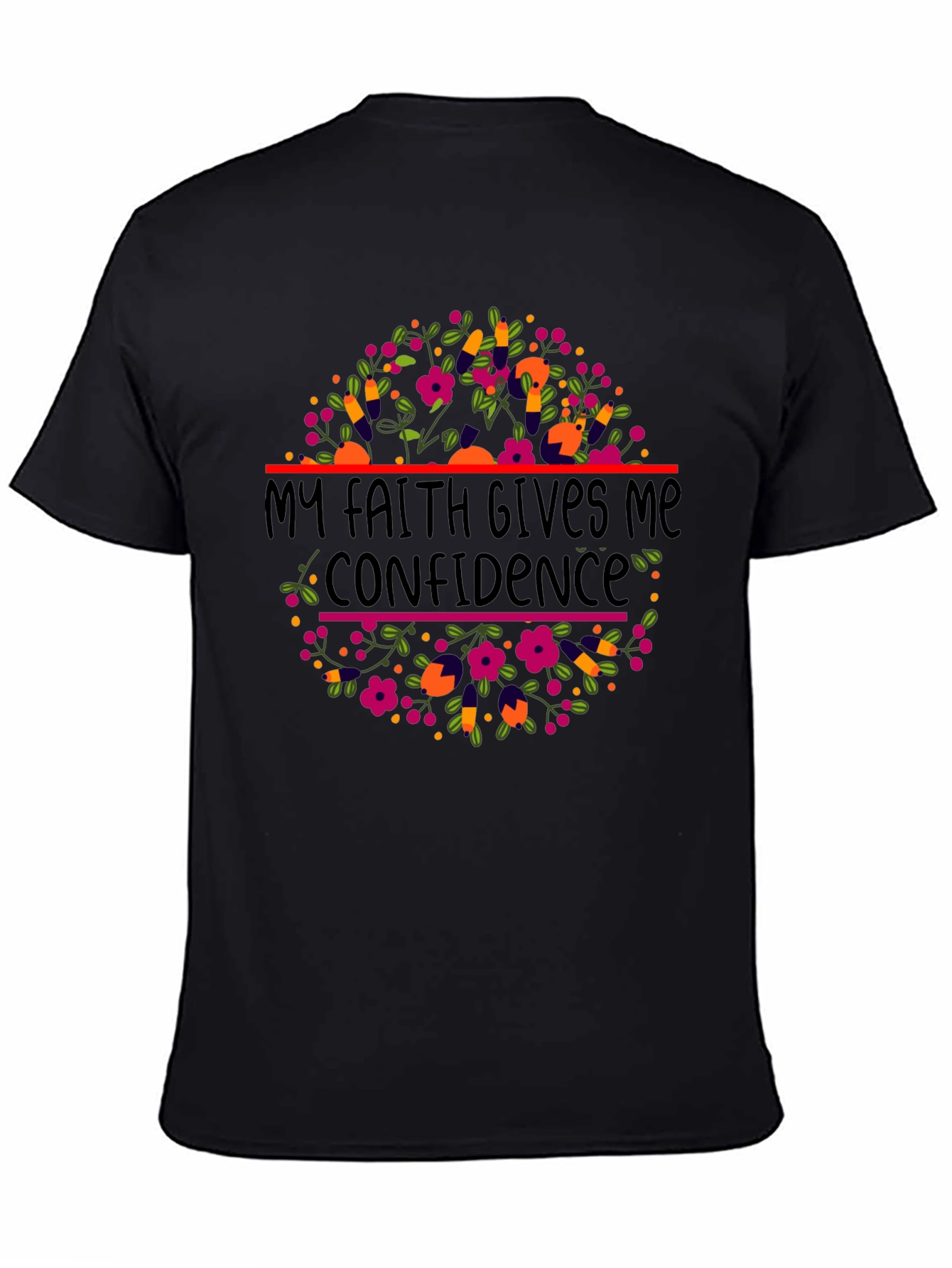 Faith Confidence Floral Tee