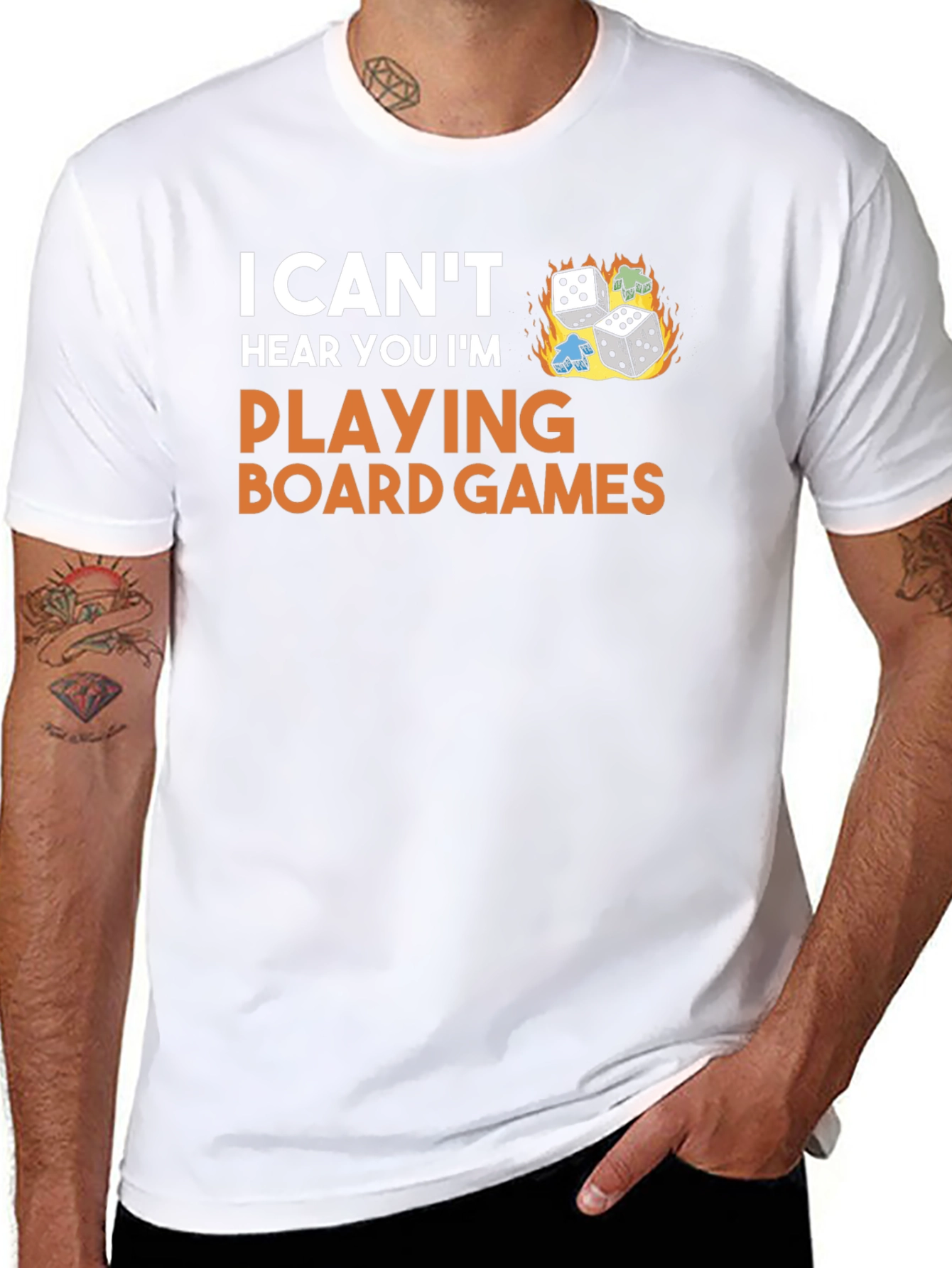 I Cant Hear You Playing Board Games T-Shirt