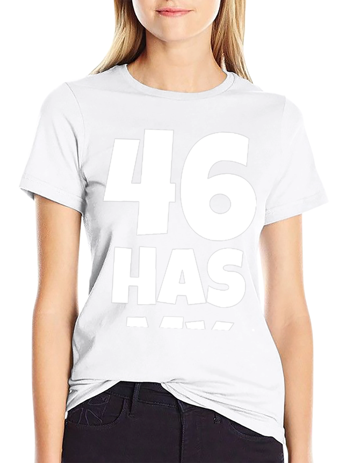 46 Has Arrived Black T-Shirt