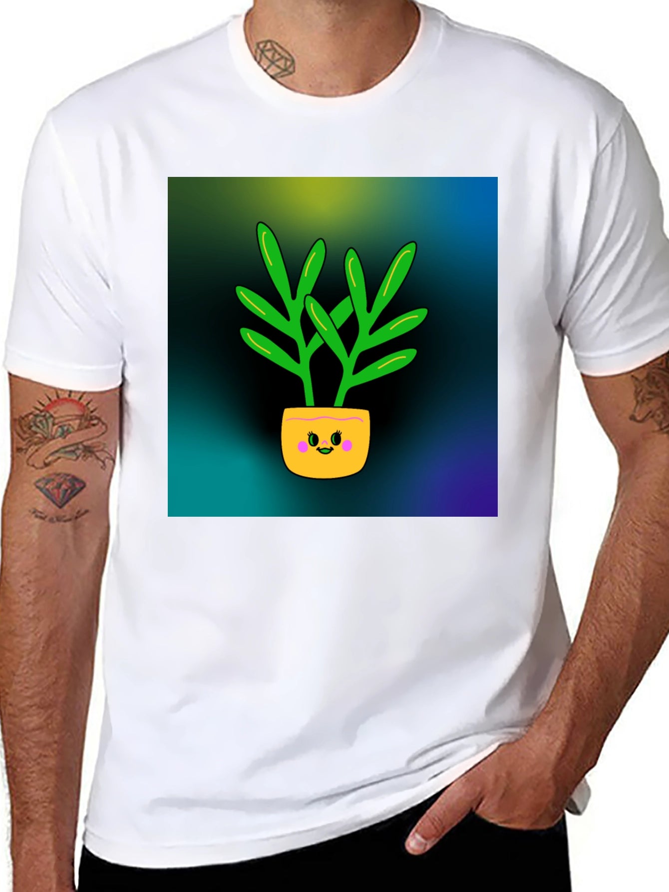Cute Plant Graphic T-Shirt - Unisex