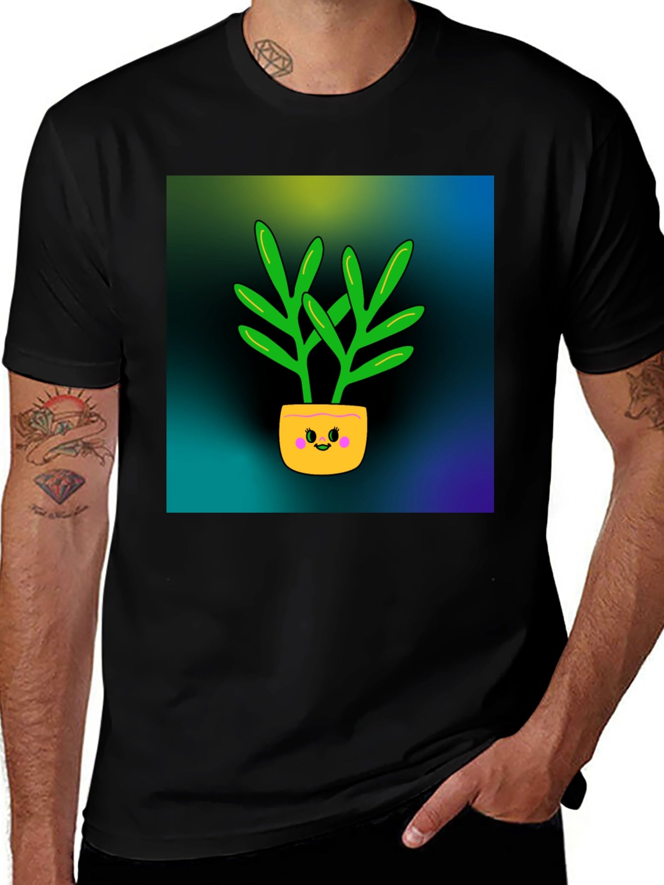 Cute Plant Graphic T-Shirt - Unisex