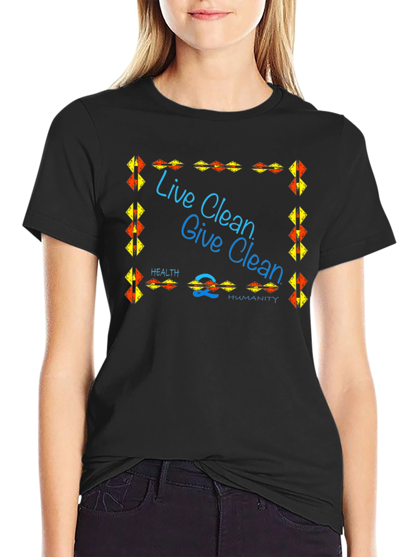 Live Clean Give Clean Graphic T-Shirt
