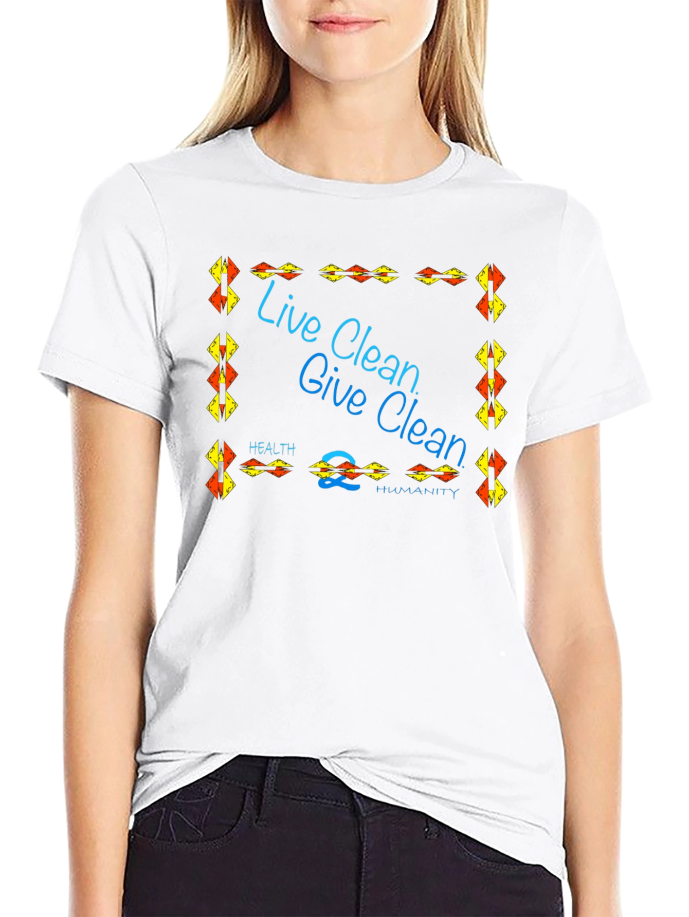 Live Clean Give Clean Graphic T-Shirt