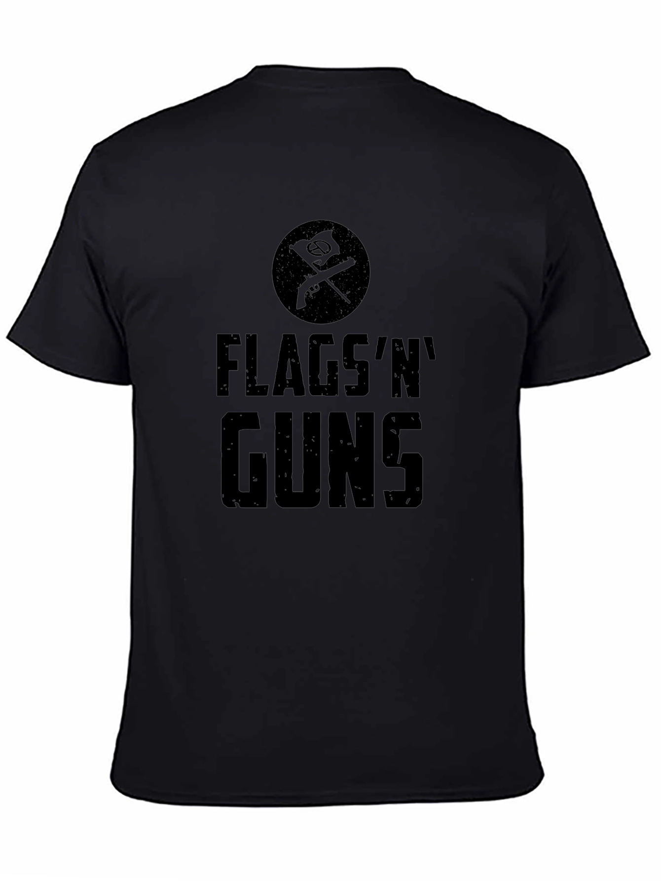 FlagsnGuns Black T-Shirt