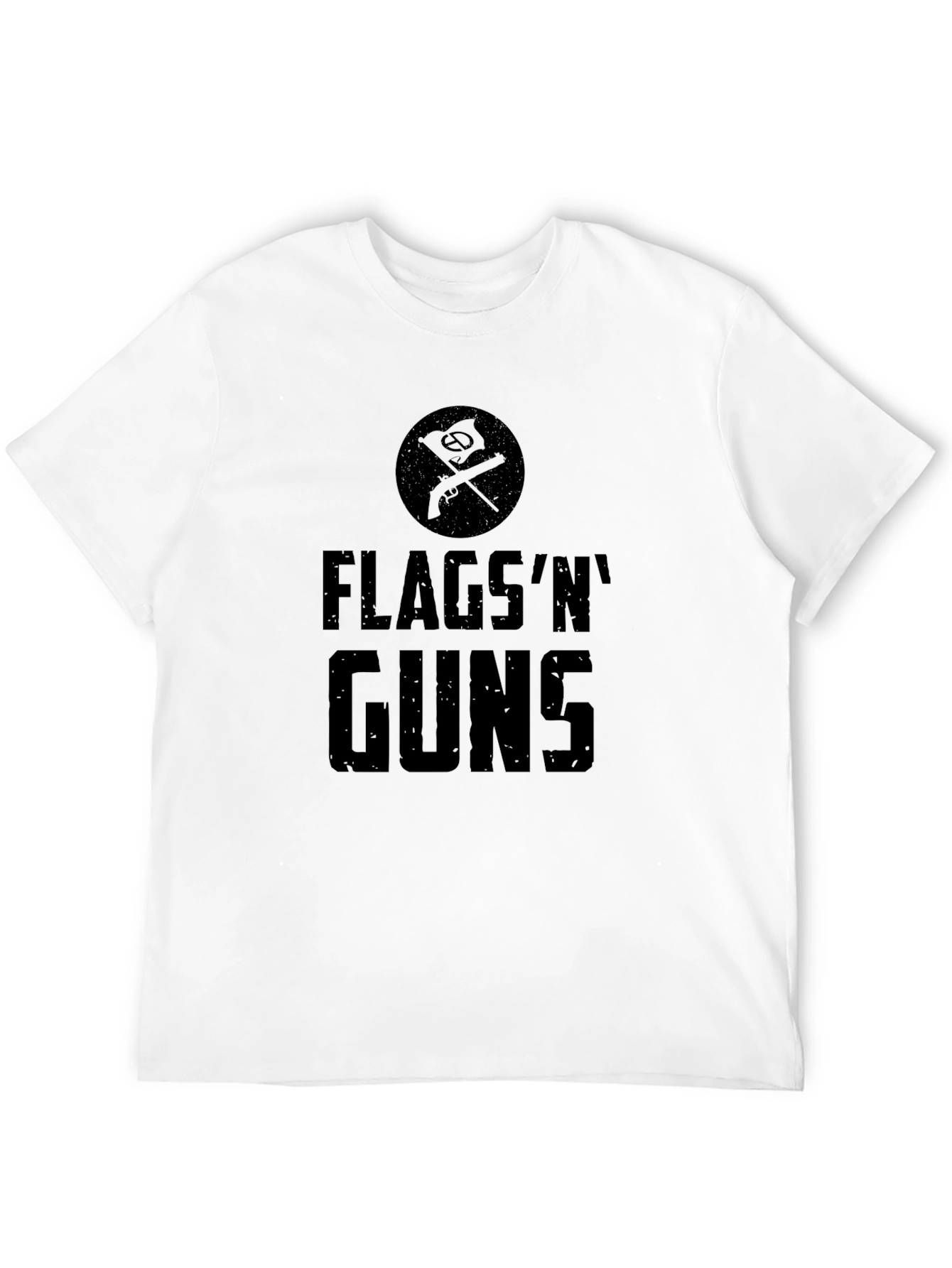 FlagsnGuns Black T-Shirt