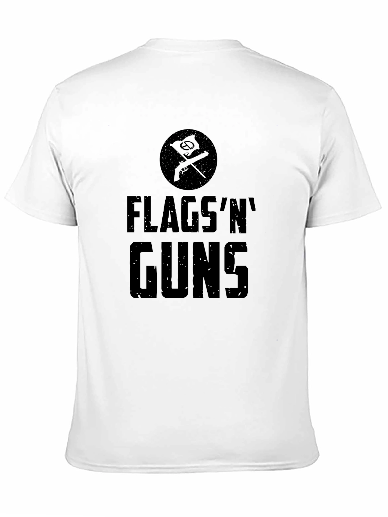 FlagsnGuns Black T-Shirt