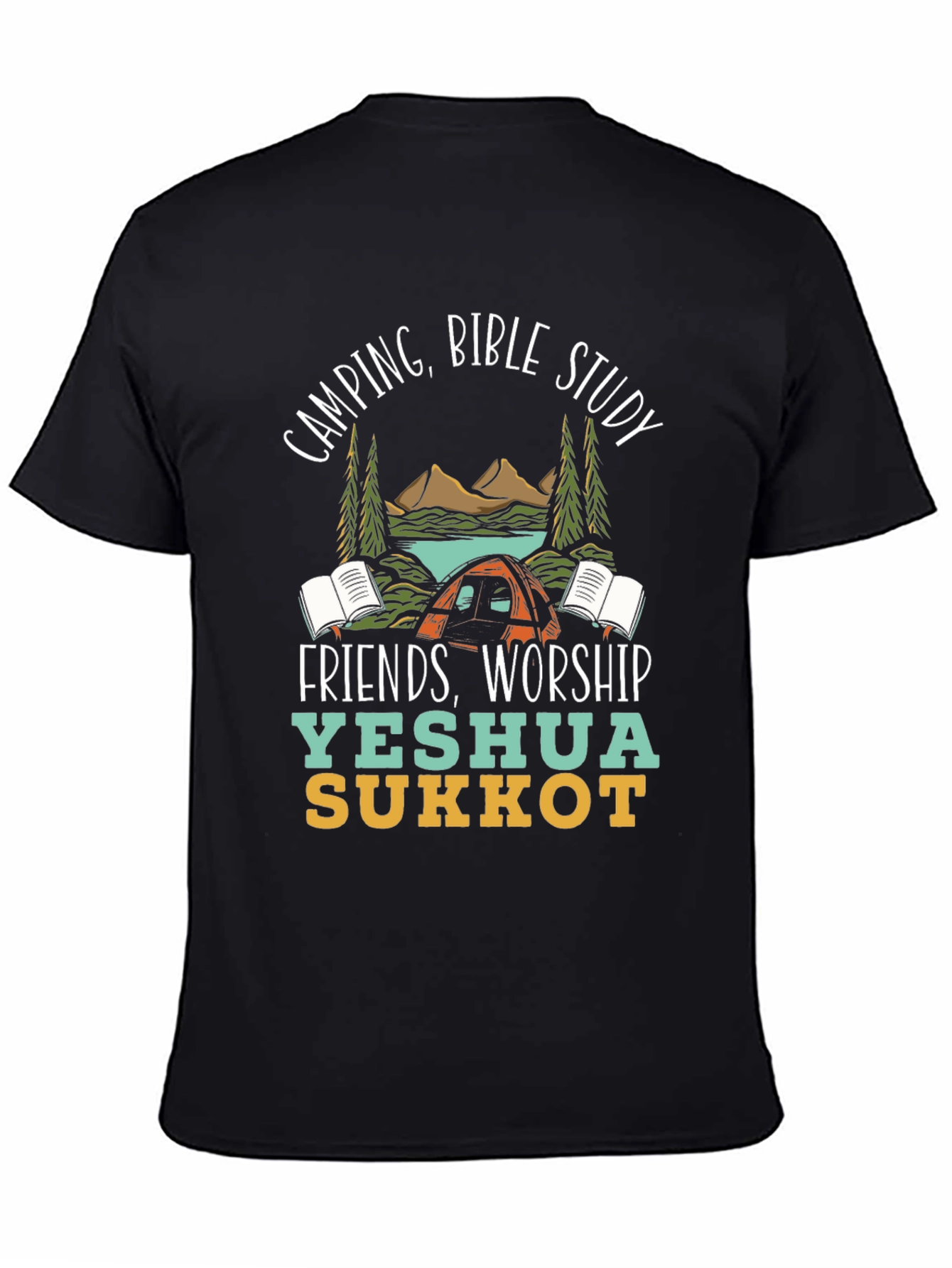Camping Bible Study Yeshua Sukkot T-Shirt