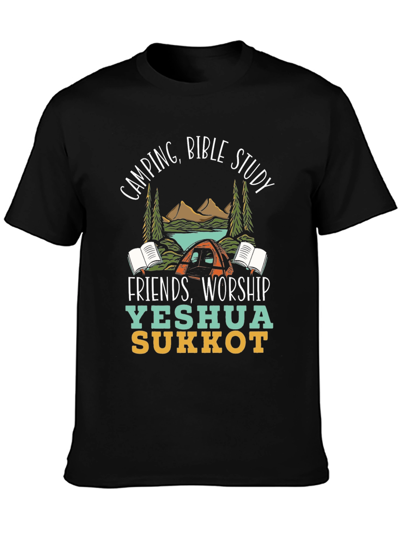 Camping Bible Study Yeshua Sukkot T-Shirt
