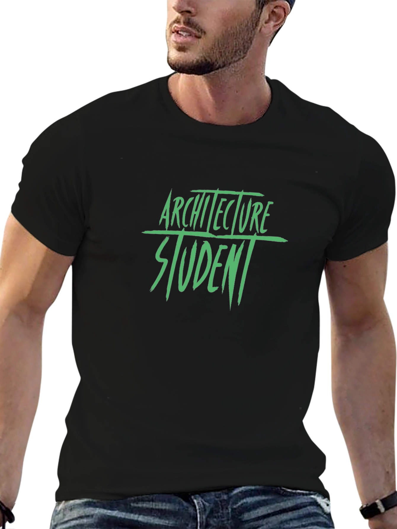 Architecture Student Graphic Tee - Black