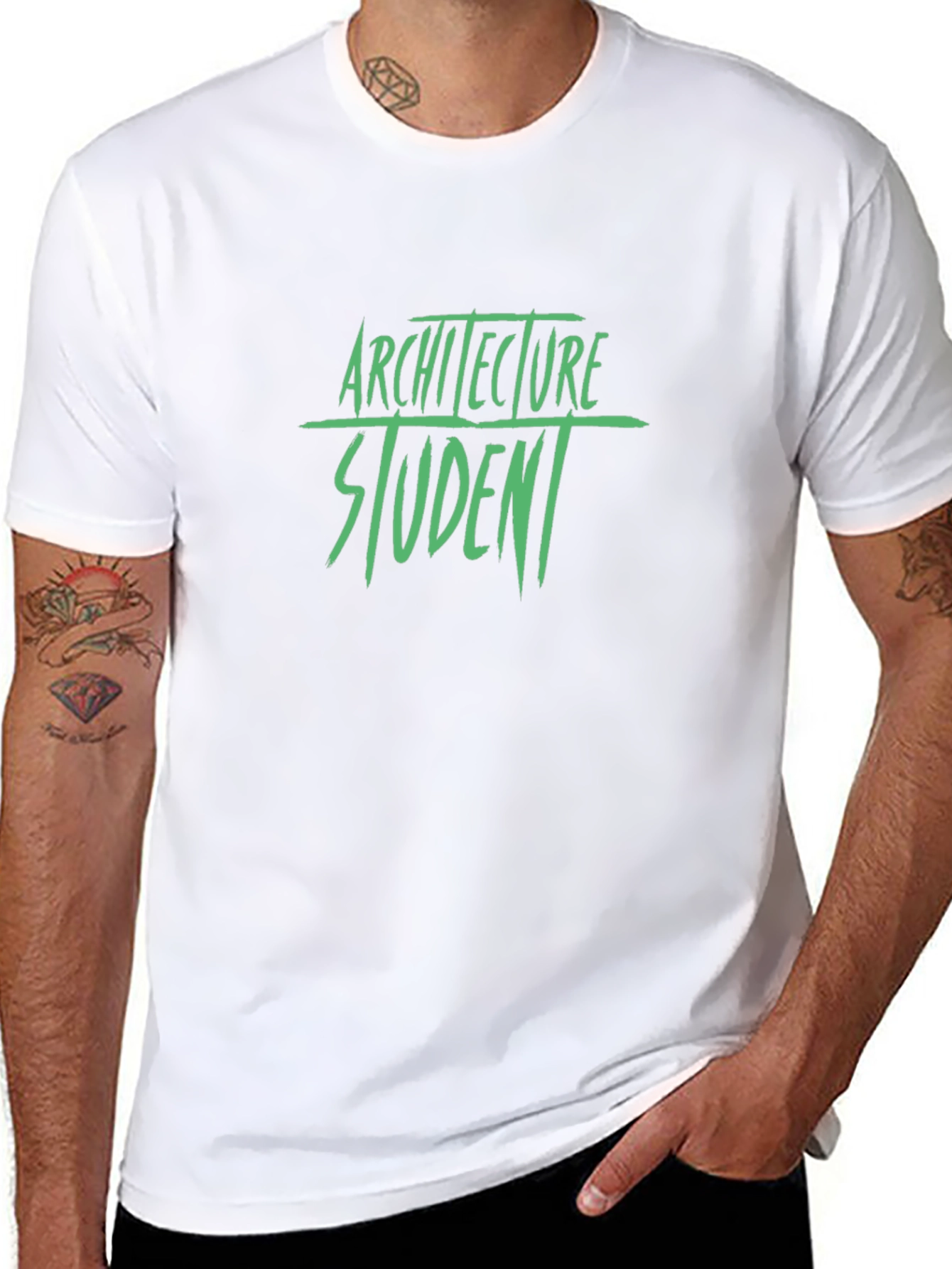 Architecture Student Graphic Tee - Black