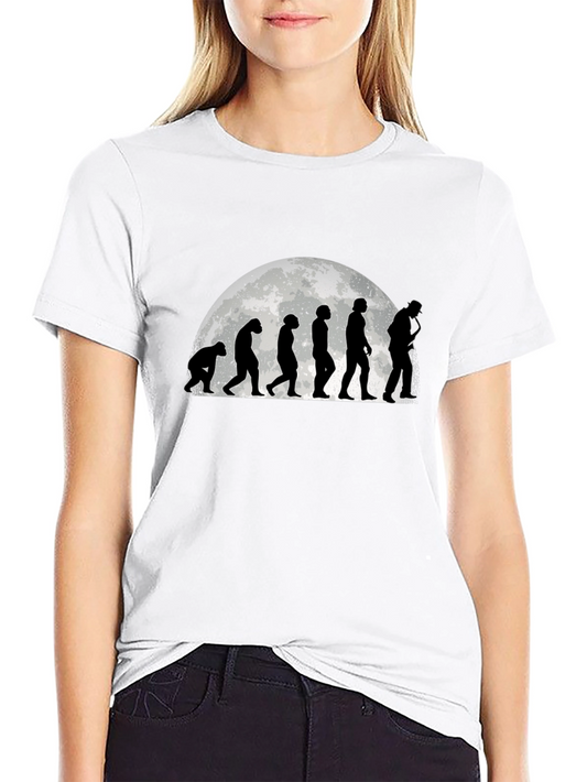Evolution of Saxophone Player T-Shirt