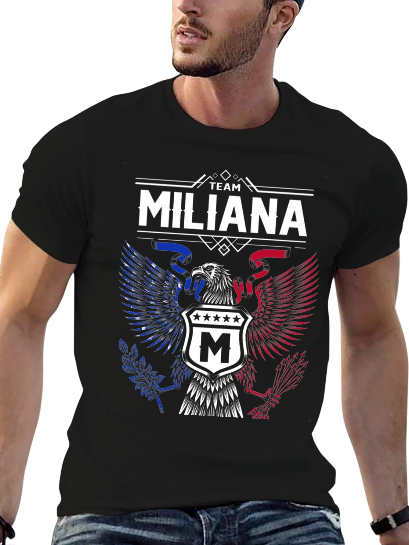 Team Miliana Patriotic Eagle T-Shirt