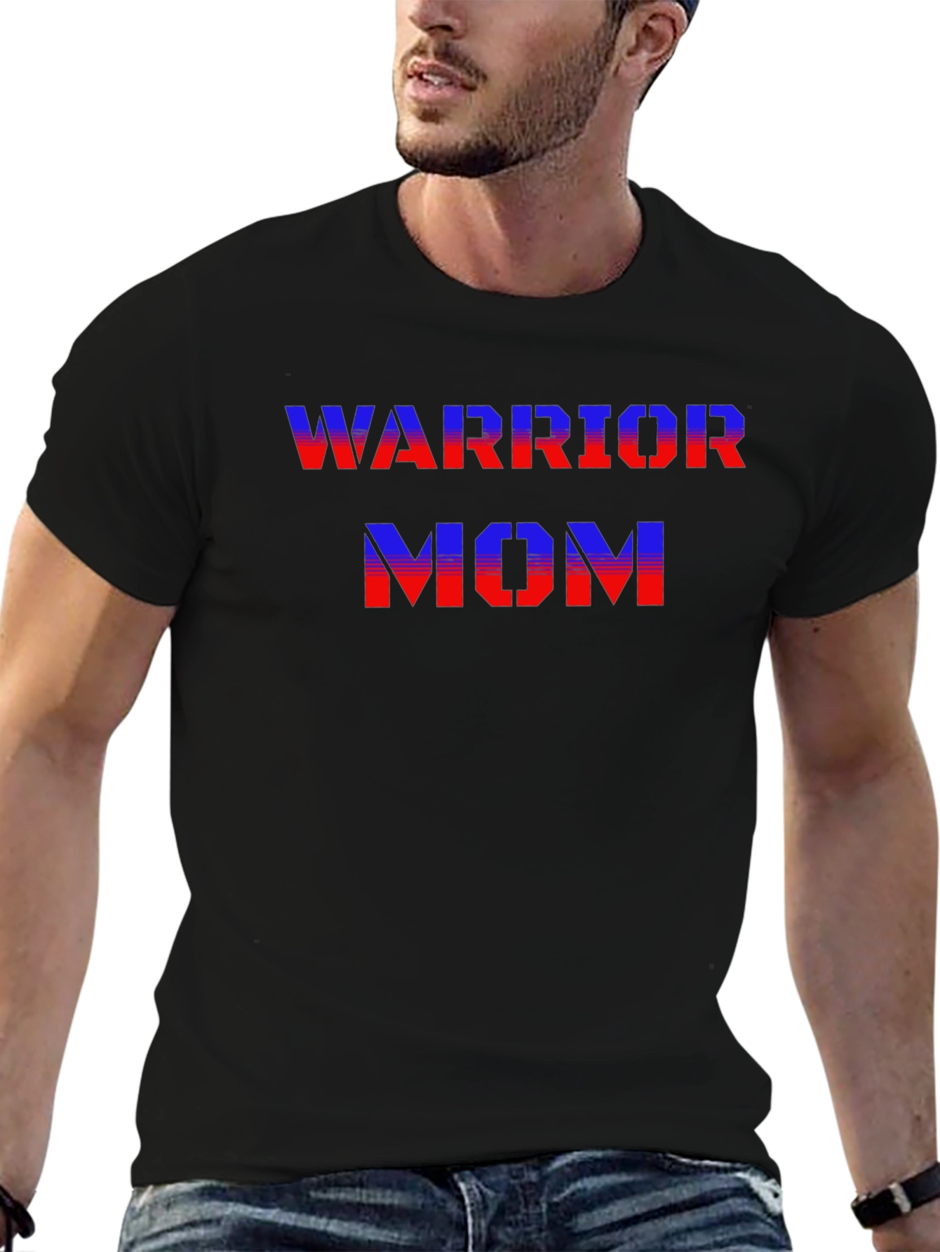 Warrior Mom Graphic T-Shirt - Strong Womens Tee