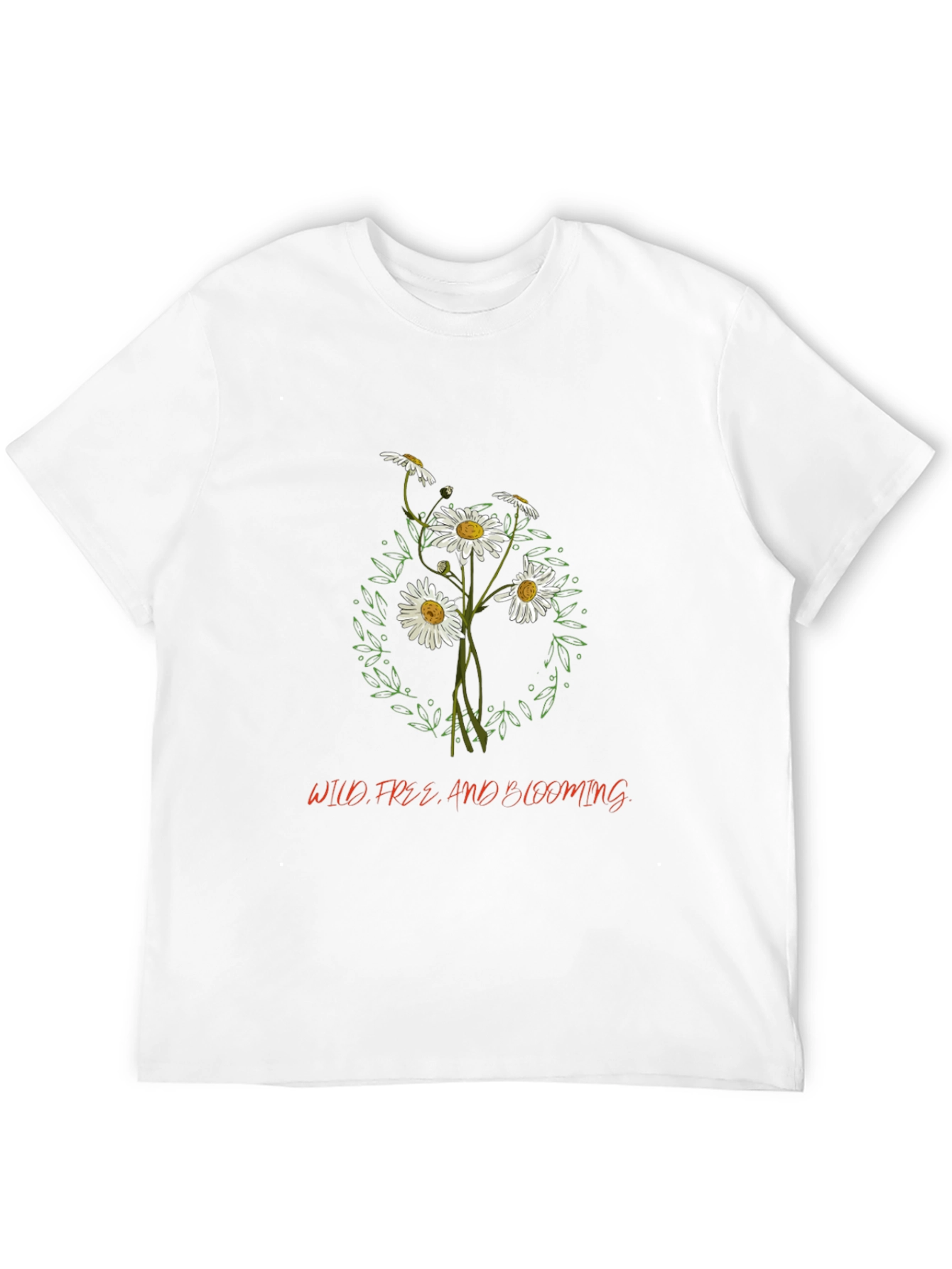 Wild Free & Blooming Graphic Tee - Black