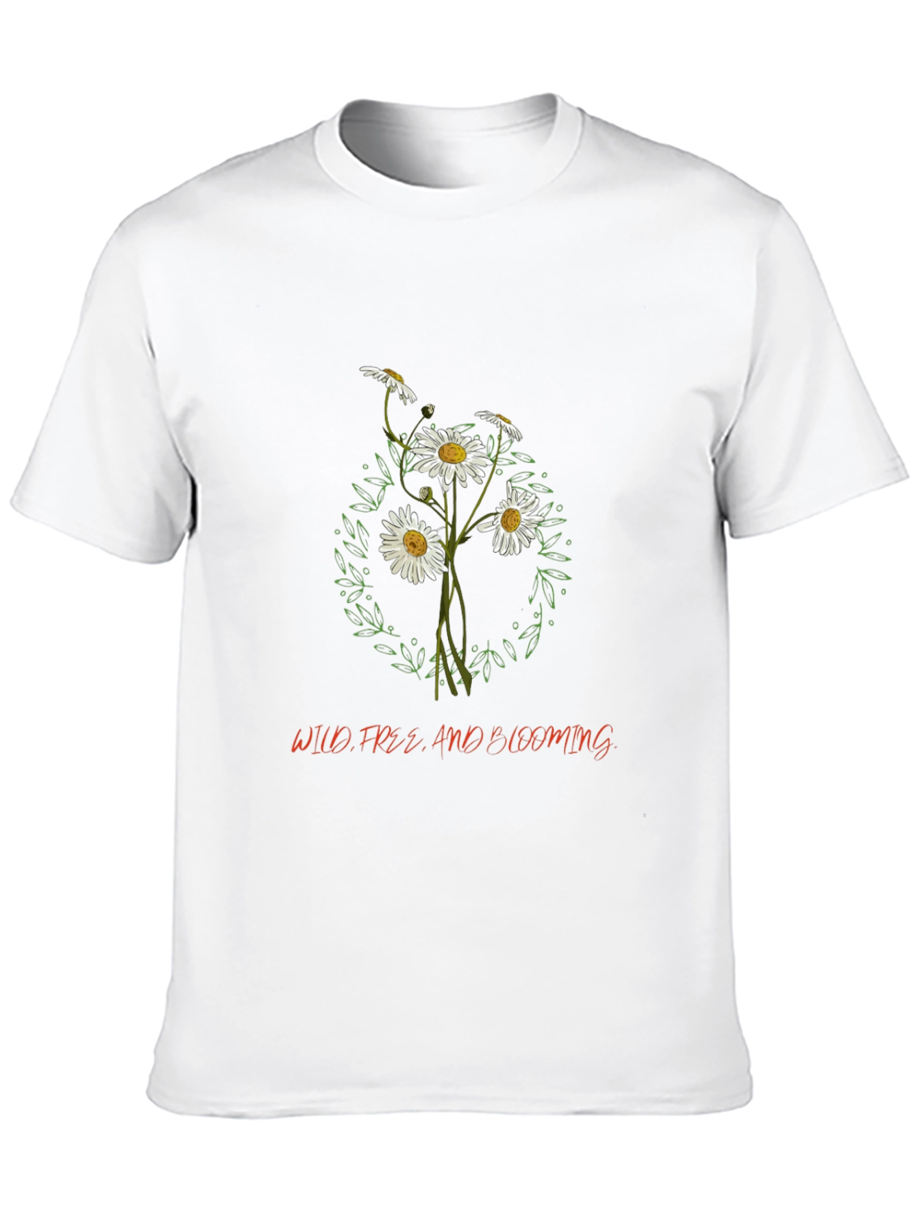 Wild Free & Blooming Graphic Tee - Black