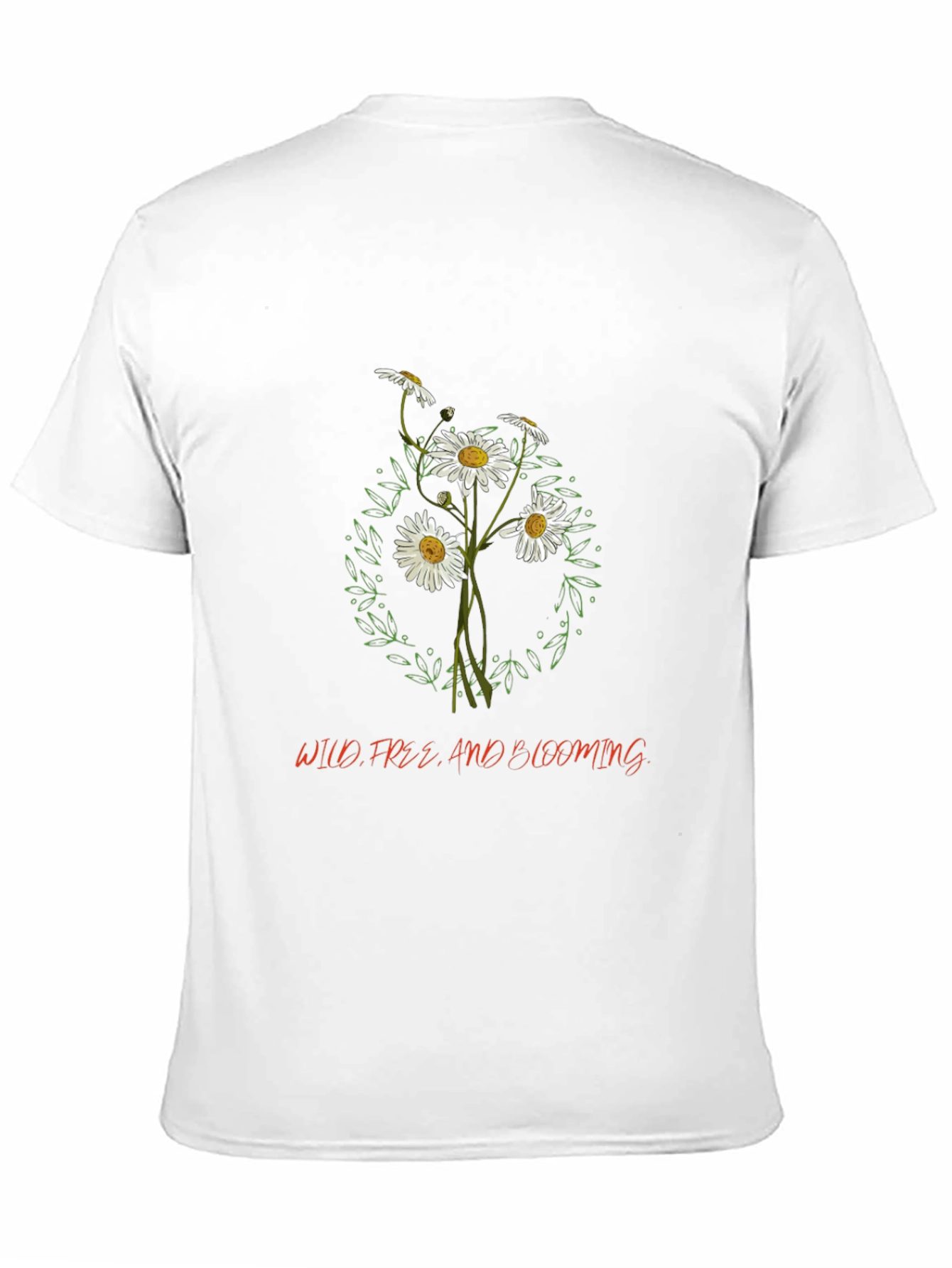 Wild Free & Blooming Graphic Tee - Black