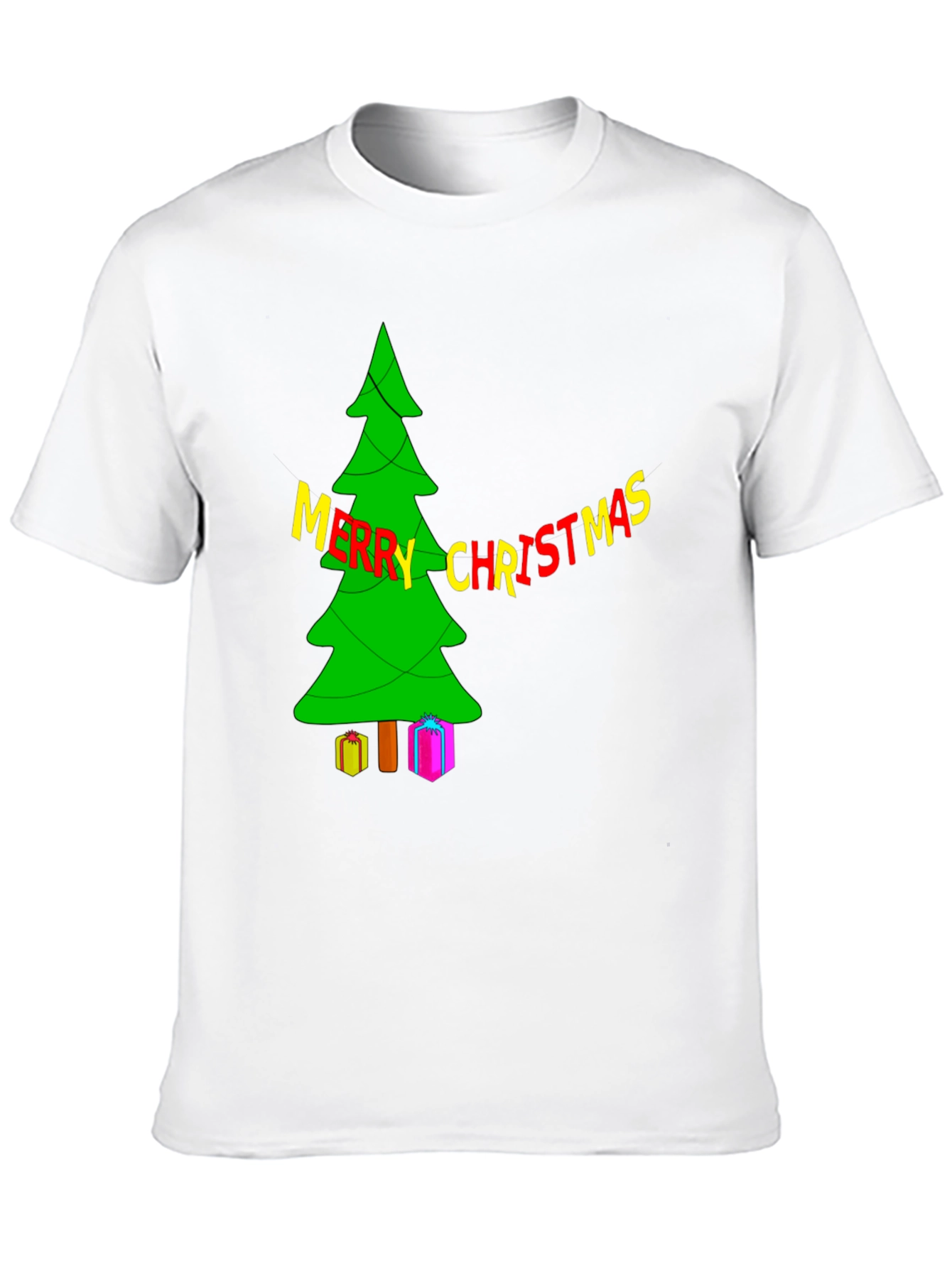 Festive Christmas Tree T-Shirt - Holiday Apparel