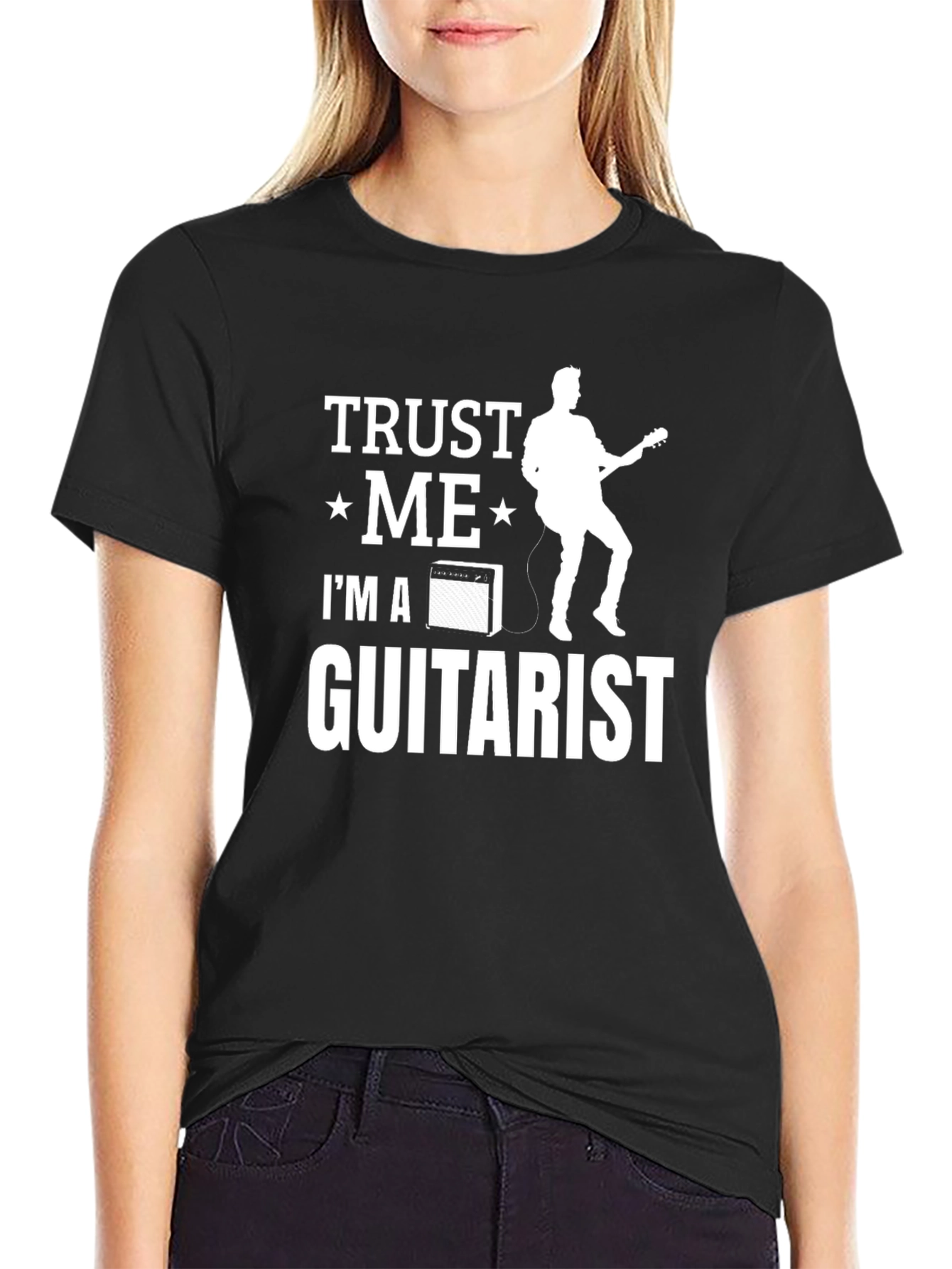 Trust Me Im A Guitarist Black T-Shirt