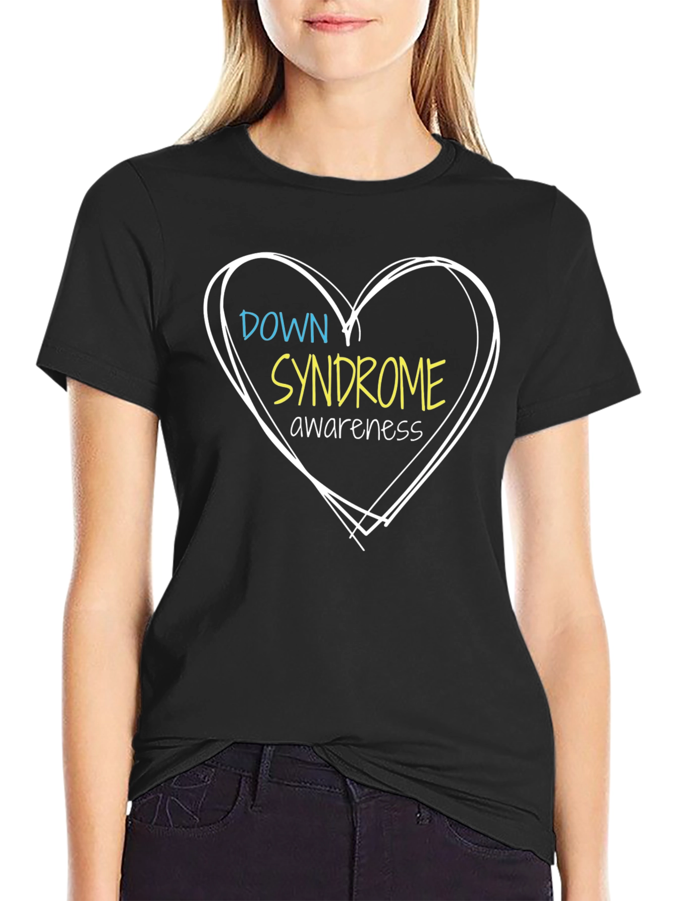 Down Syndrome Awareness T-Shirt - Black