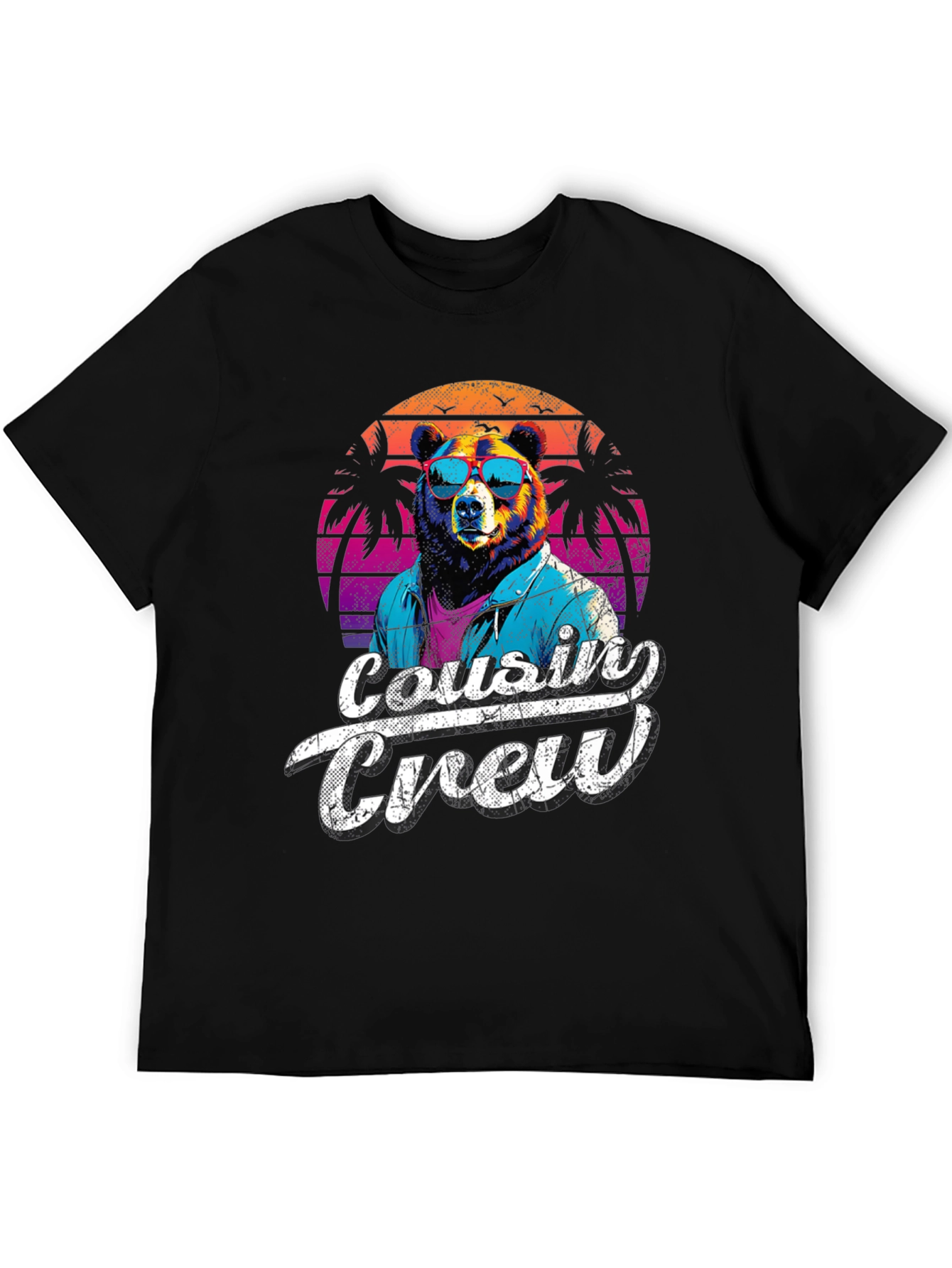 Cousin Crew Bear Retro T-Shirt
