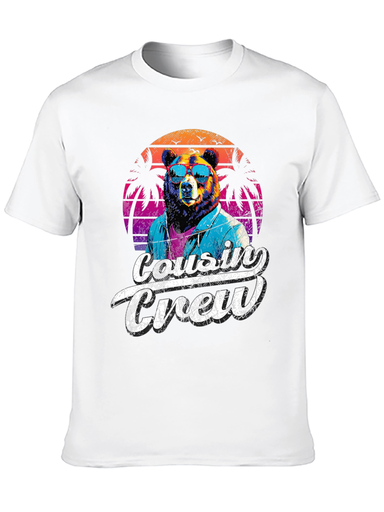 Cousin Crew Bear Retro T-Shirt