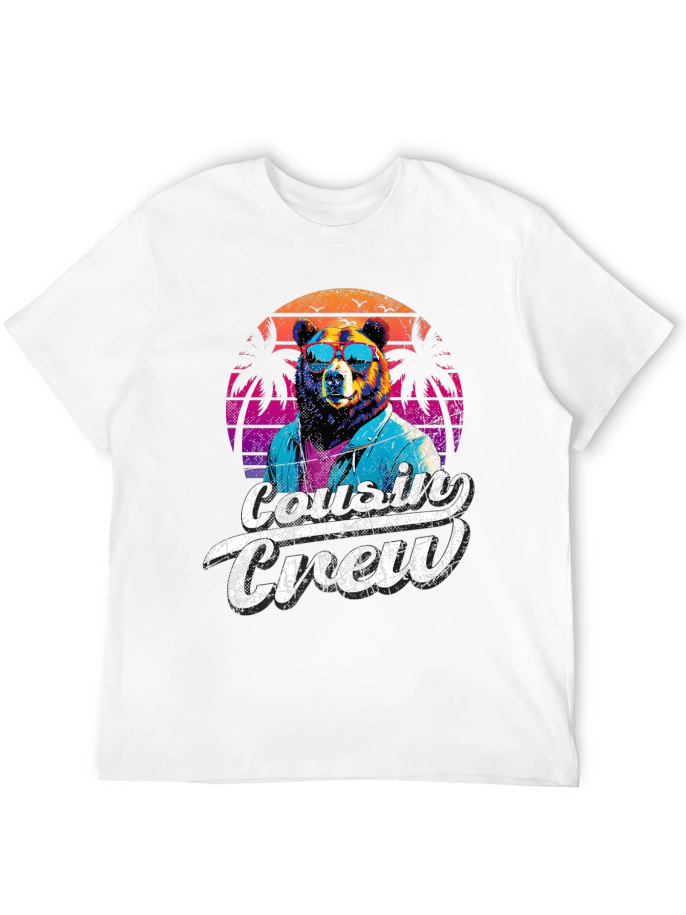 Cousin Crew Bear Retro T-Shirt