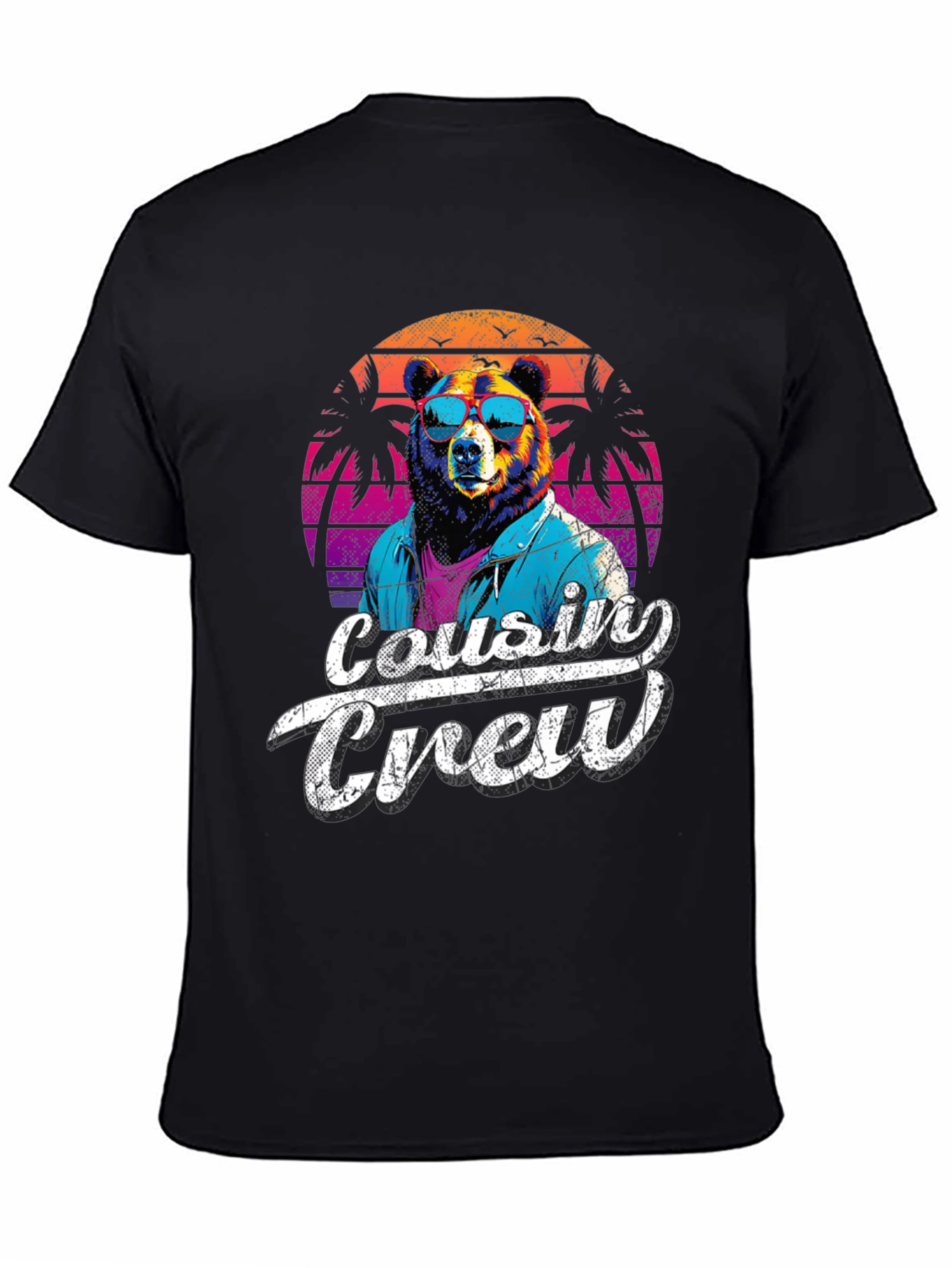 Cousin Crew Bear Retro T-Shirt