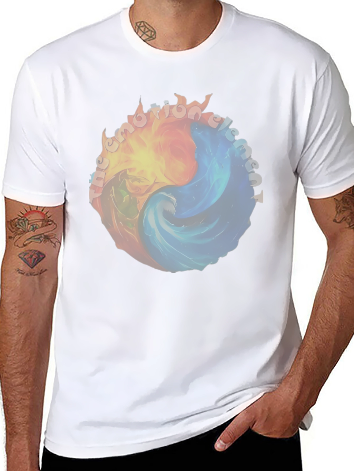 The Emotion Element T-Shirt - Fire Water Earth