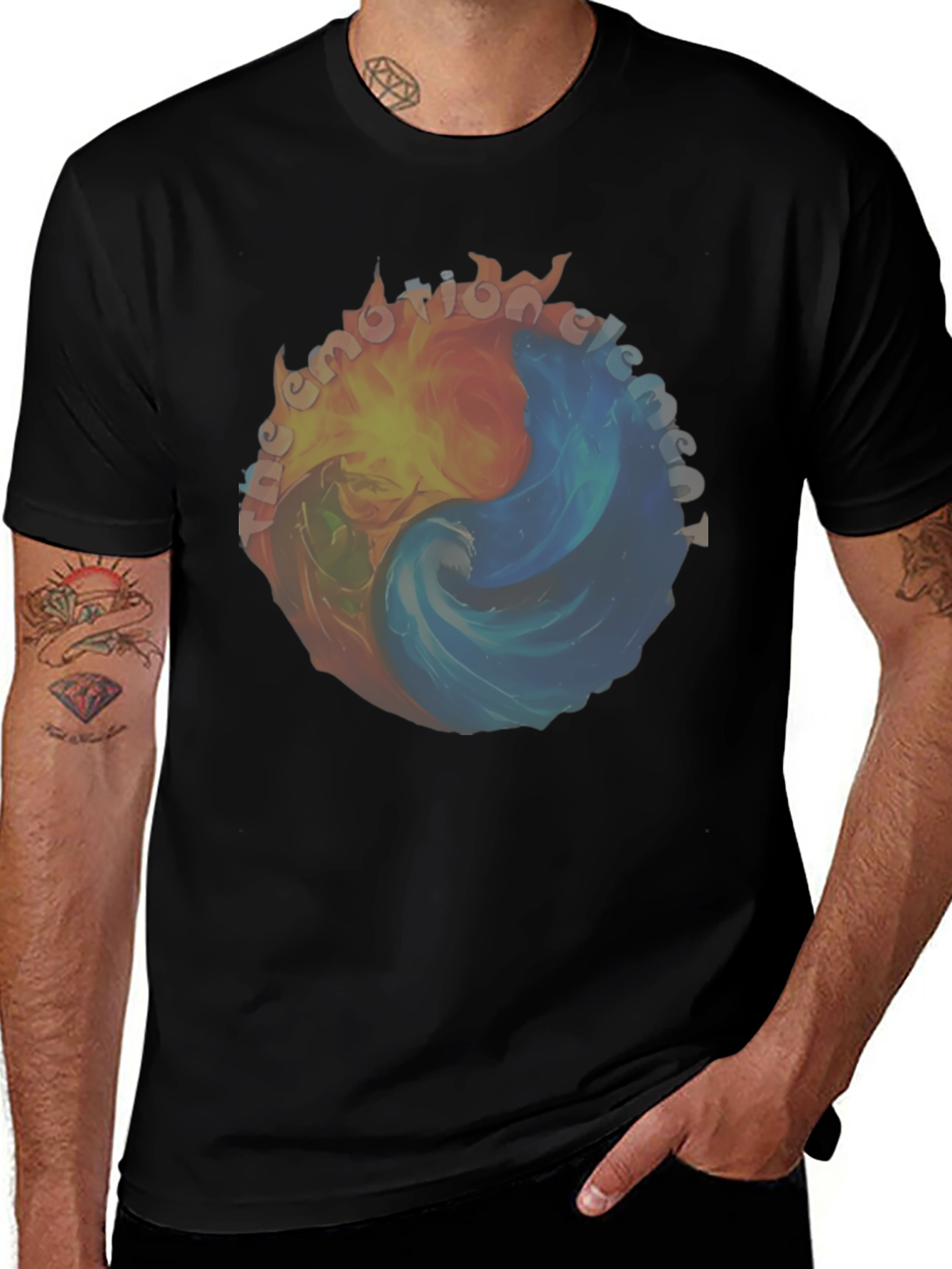 The Emotion Element T-Shirt - Fire Water Earth