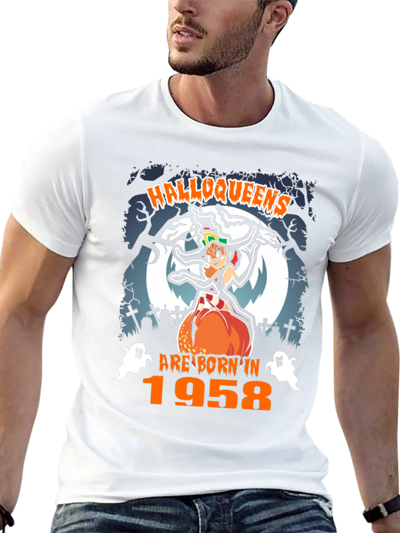 Halloweens Born in 1958 T-Shirt