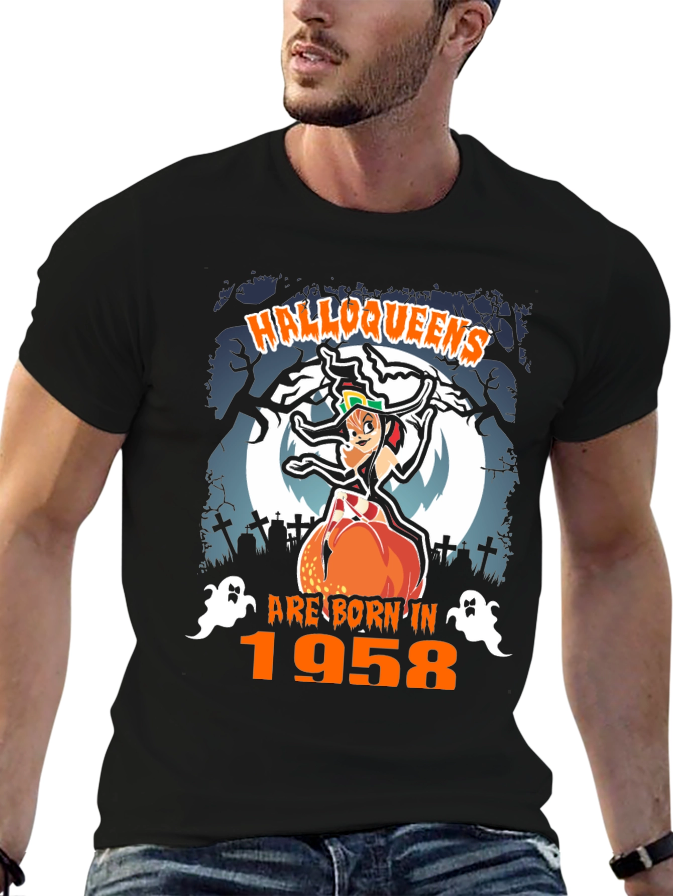 Halloweens Born in 1958 T-Shirt