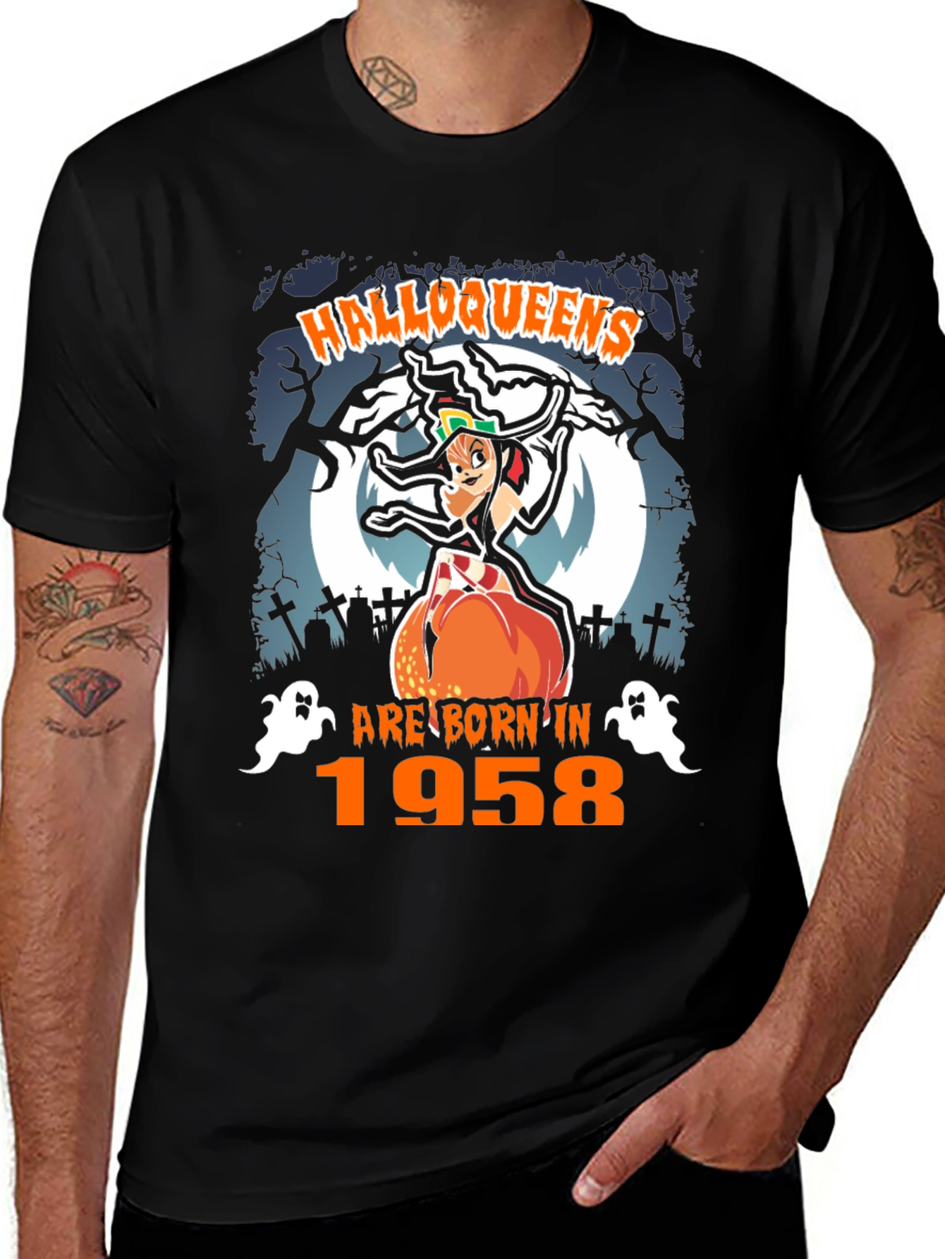 Halloweens Born in 1958 T-Shirt