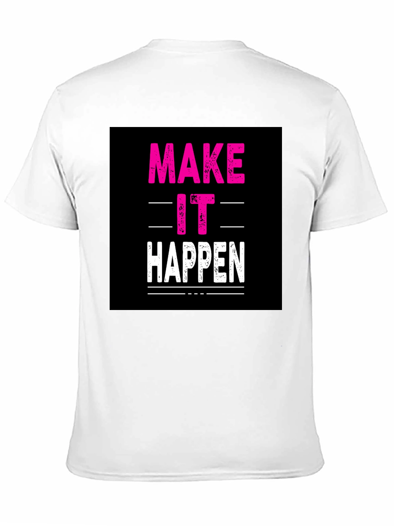 Make It Happen Black Graphic Tee