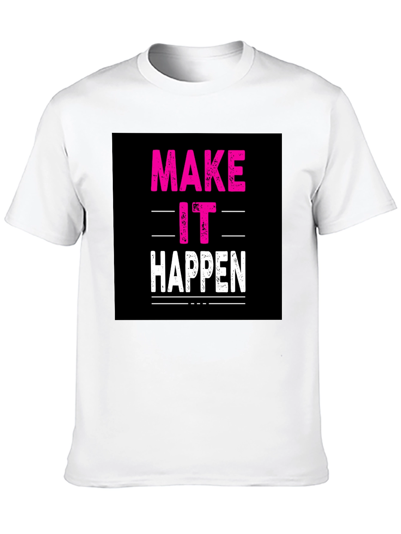 Make It Happen Black Graphic Tee