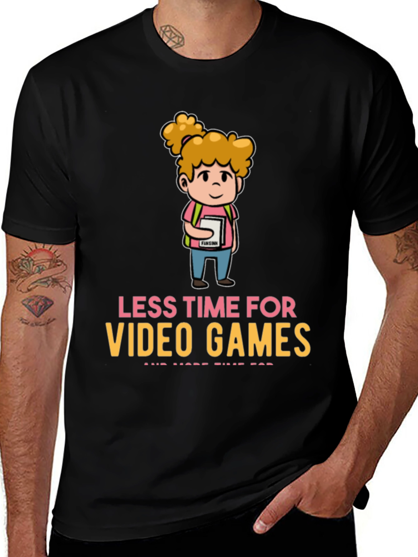Less Time For Video Games T-Shirt
