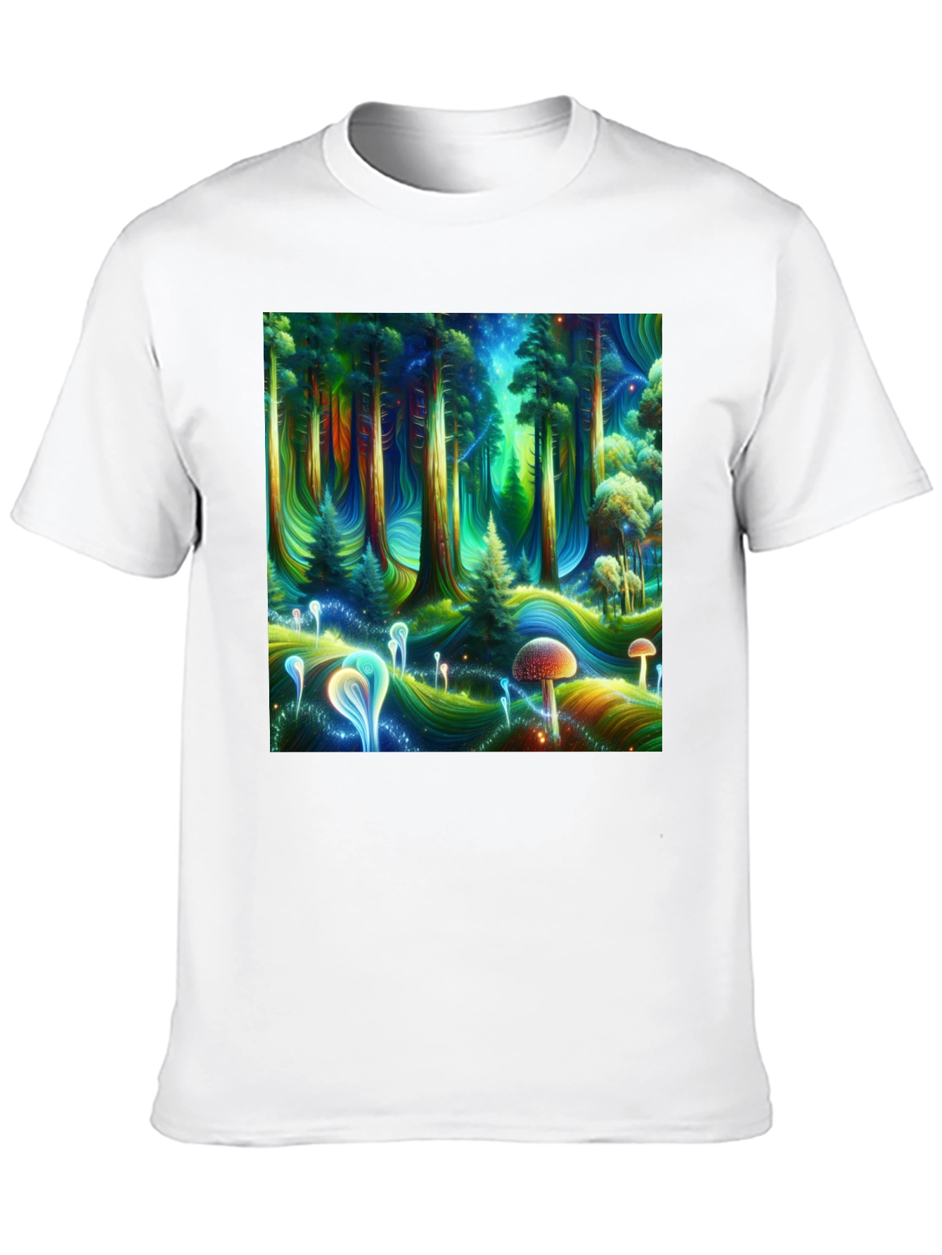 Psychedelic Forest Graphic Tee