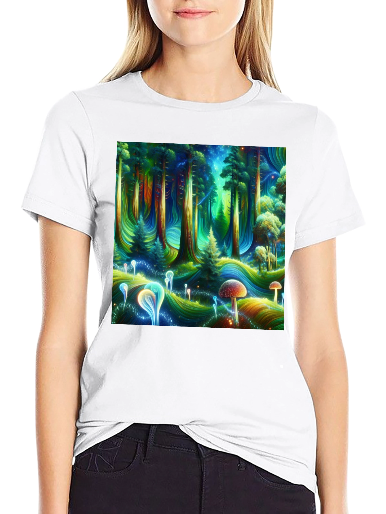 Psychedelic Forest Graphic Tee