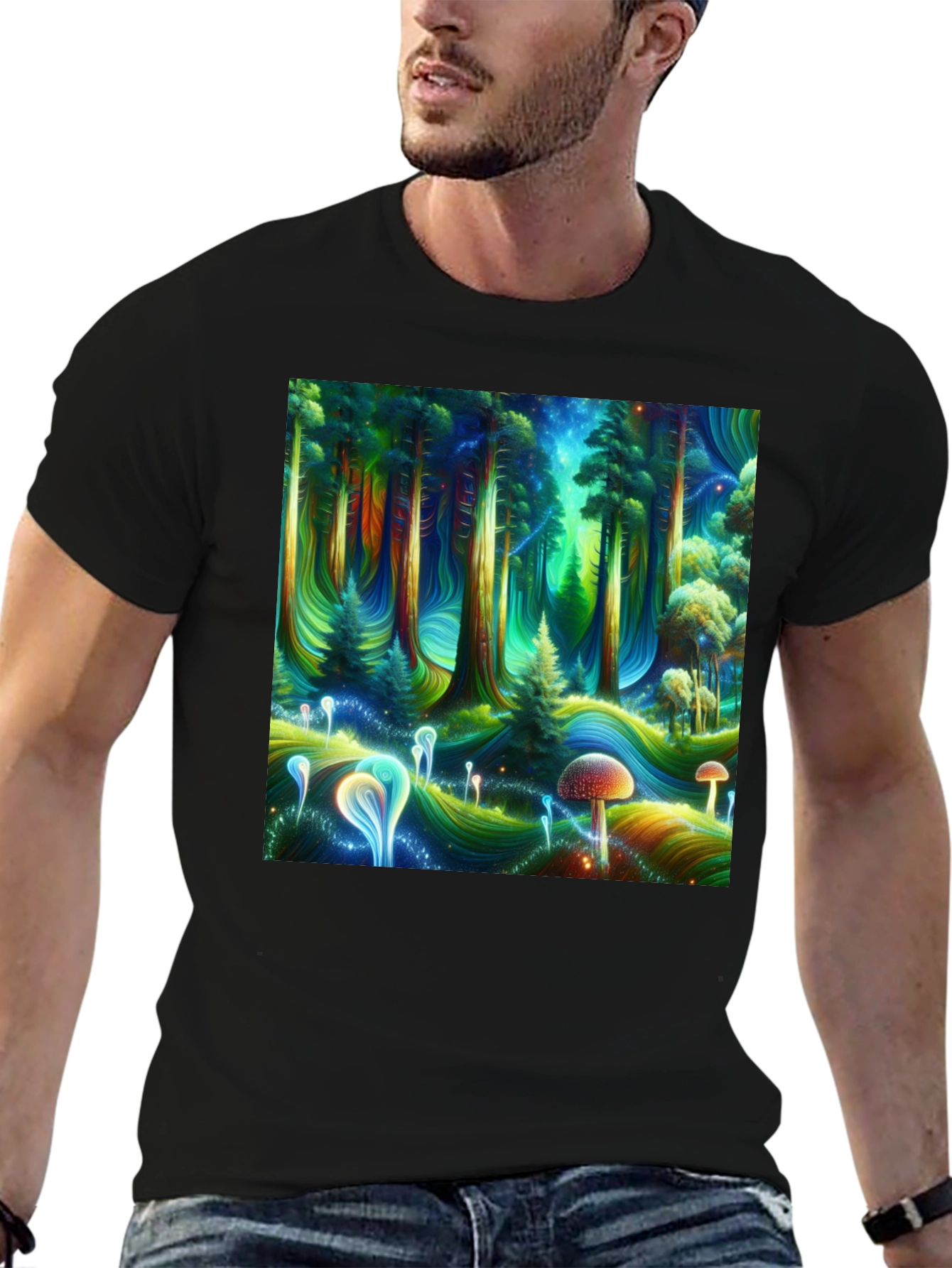 Psychedelic Forest Graphic Tee