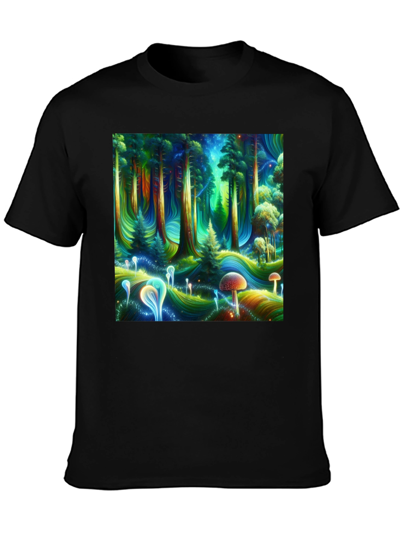 Psychedelic Forest Graphic Tee