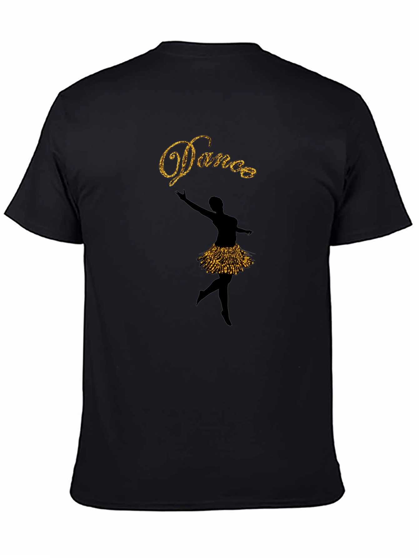 Dance Silhouette Graphic Tee - Black T-Shirt