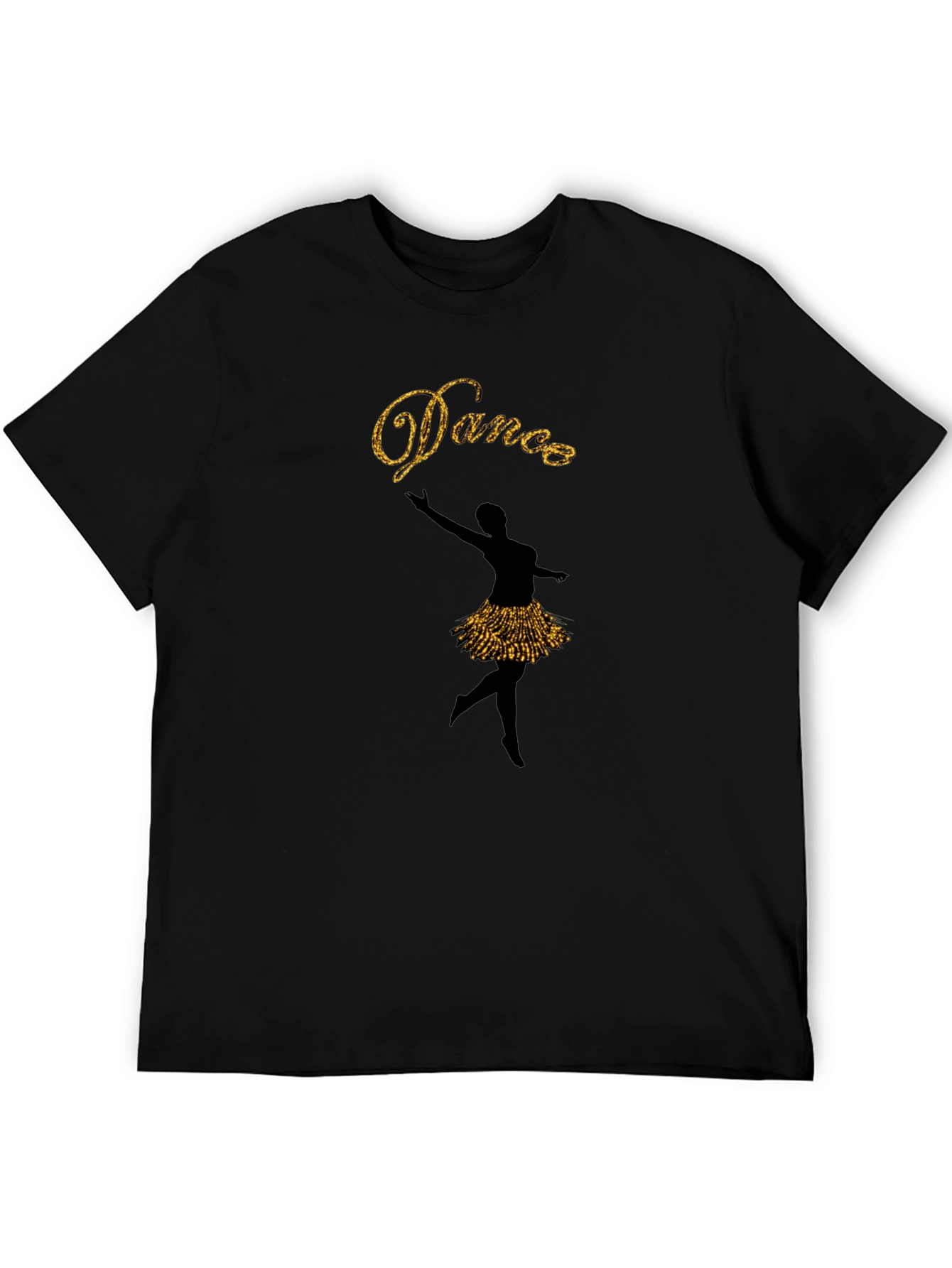 Dance Silhouette Graphic Tee - Black T-Shirt
