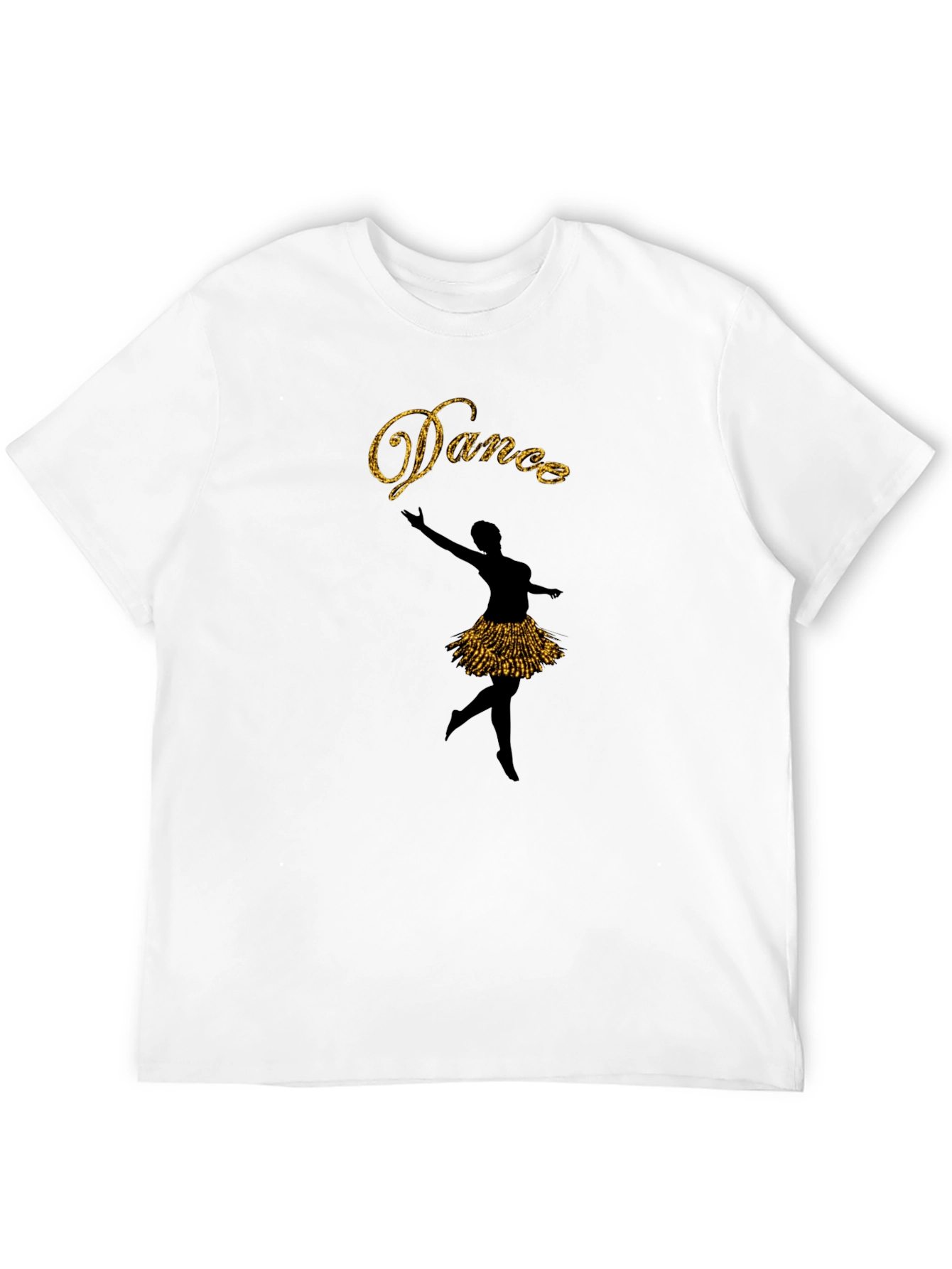 Dance Silhouette Graphic Tee - Black T-Shirt