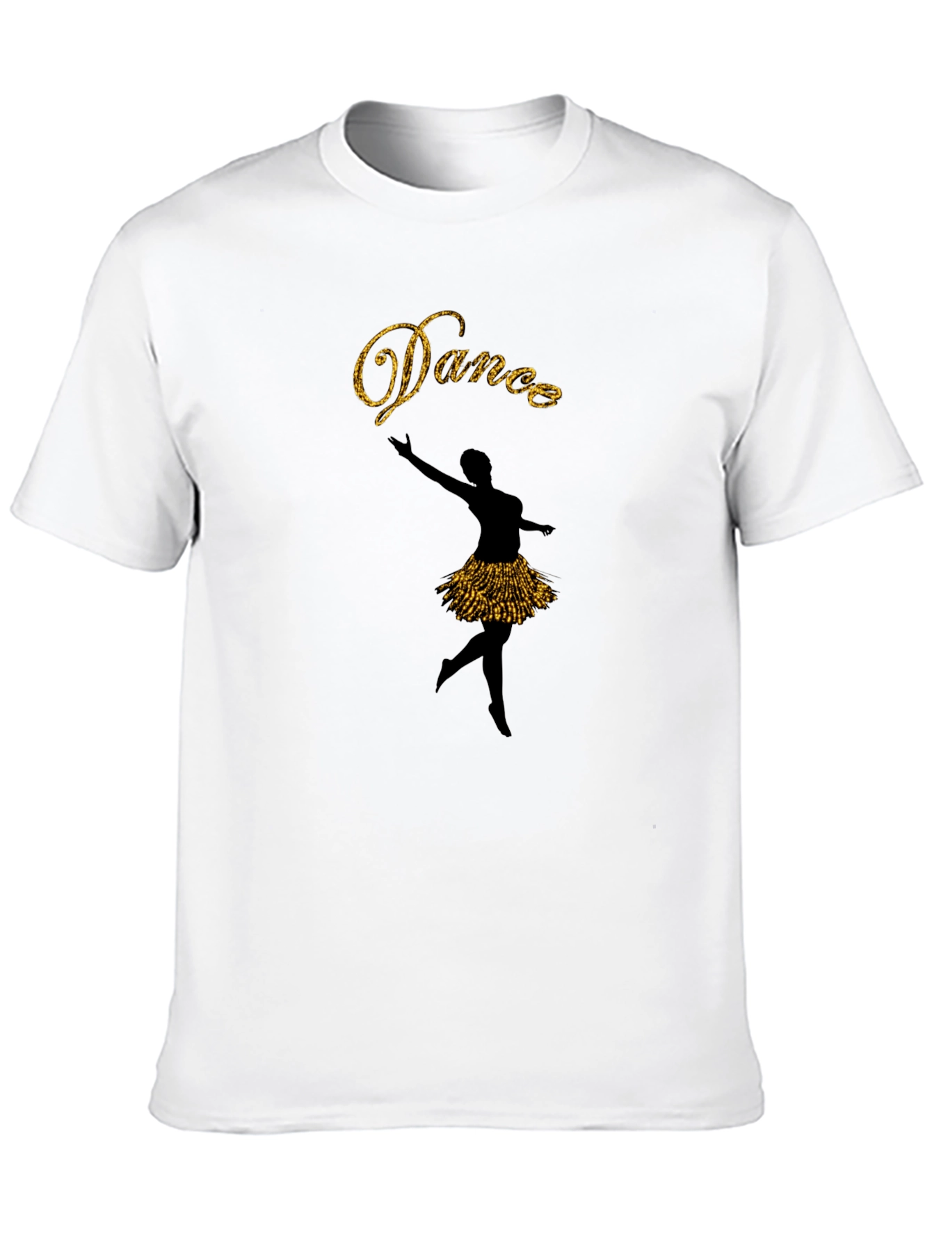 Dance Silhouette Graphic Tee - Black T-Shirt
