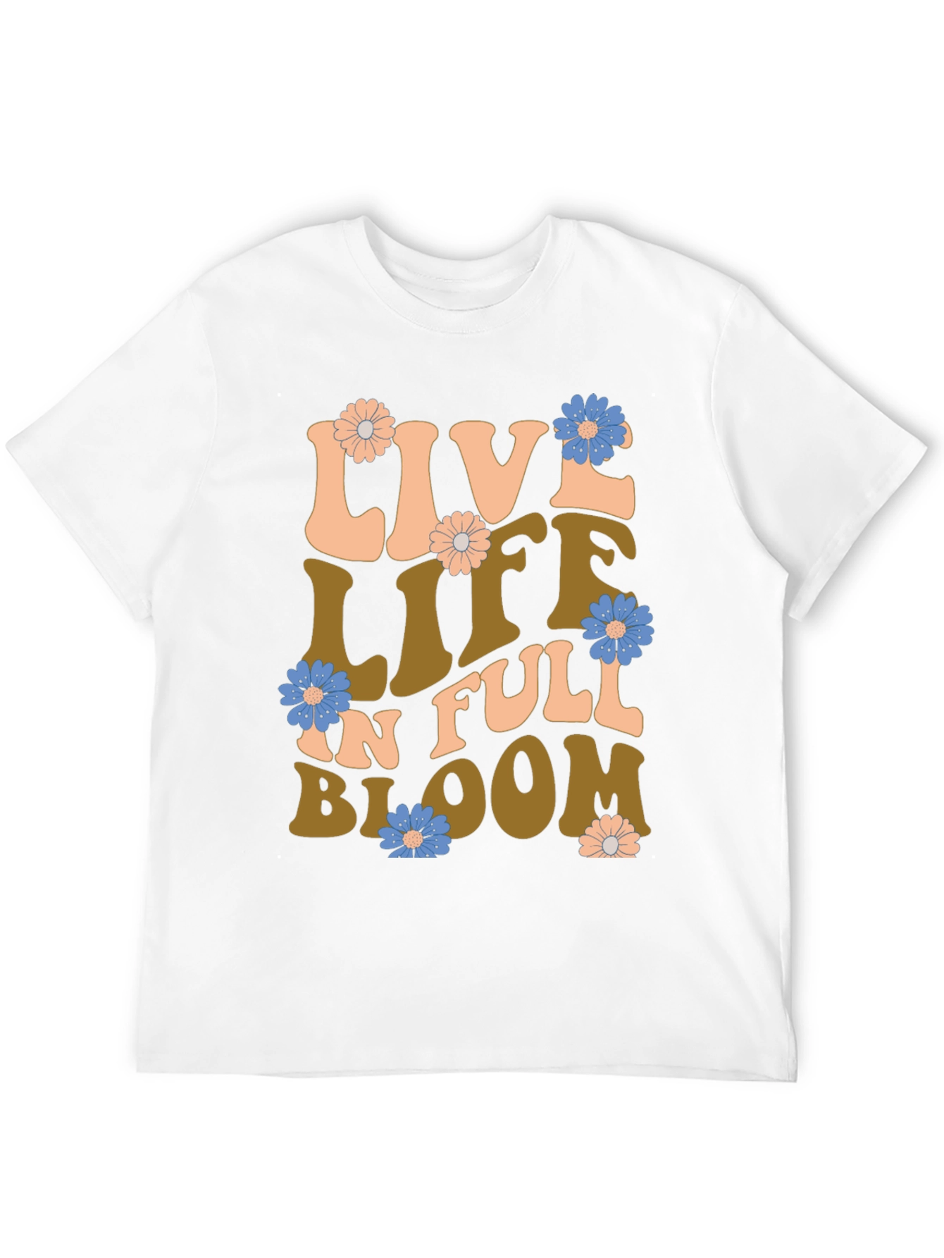 Live Life In Full Bloom Graphic T-Shirt