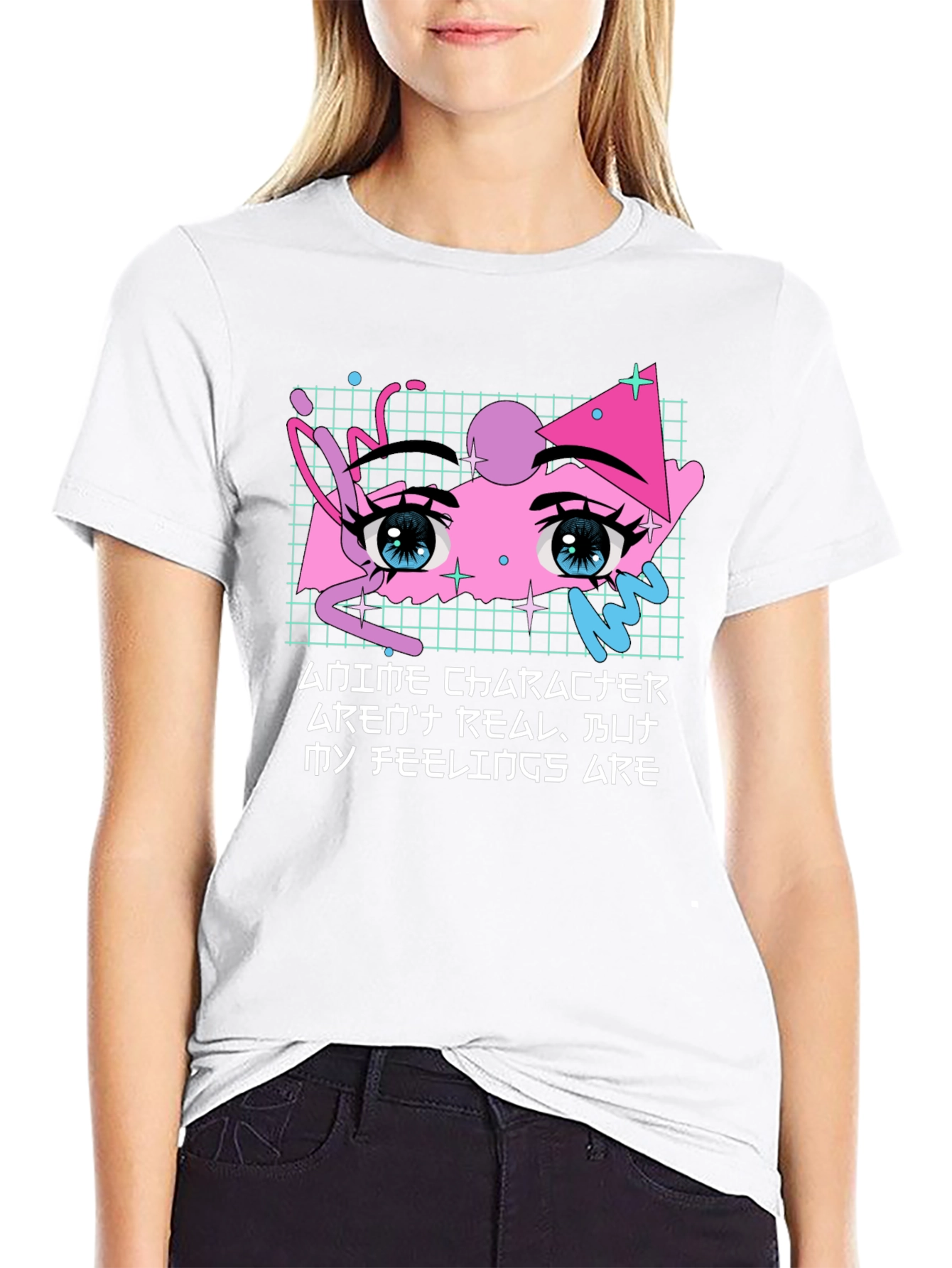 Anime Character Graphic Print T-Shirt