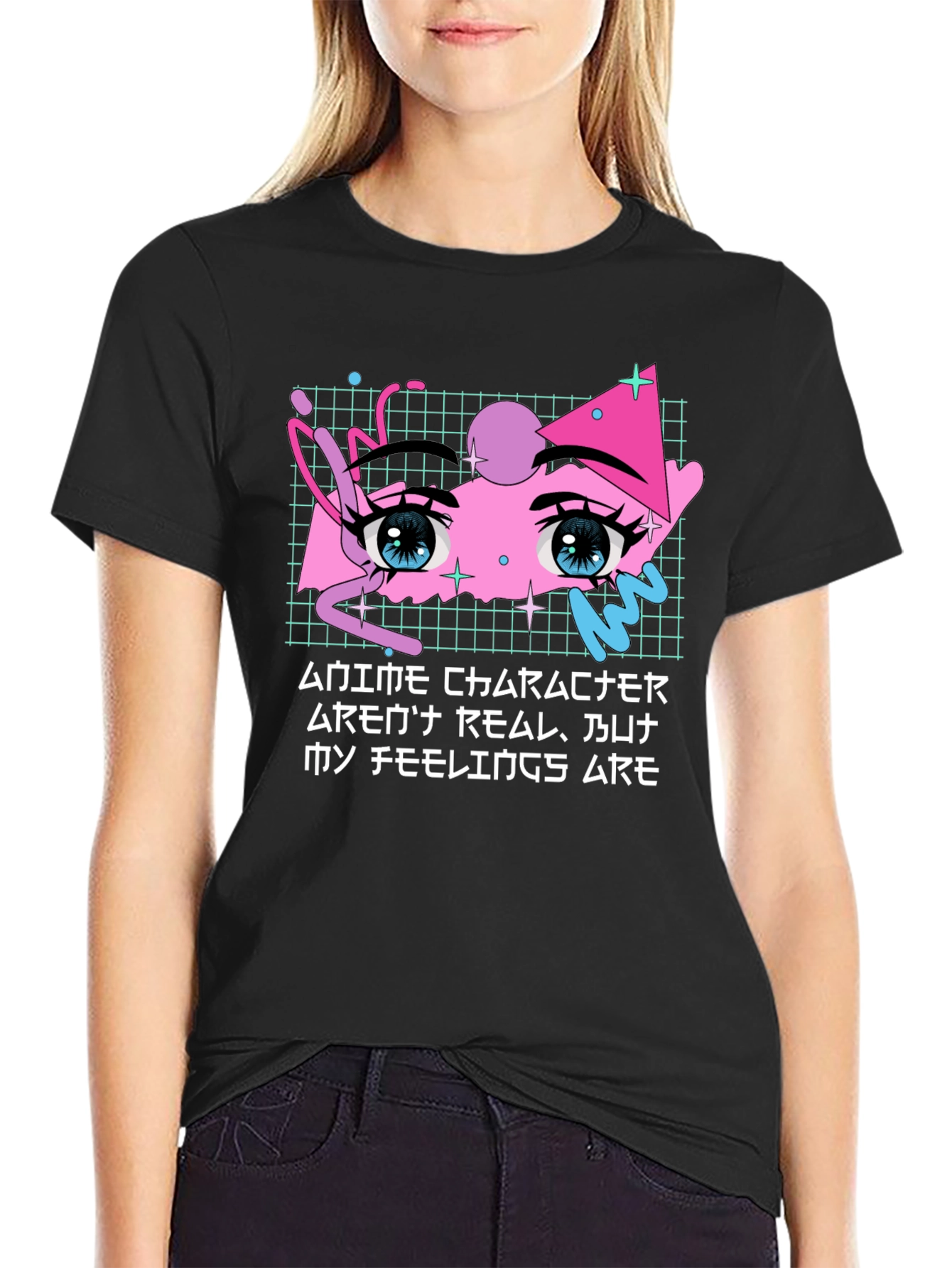 Anime Character Graphic Print T-Shirt