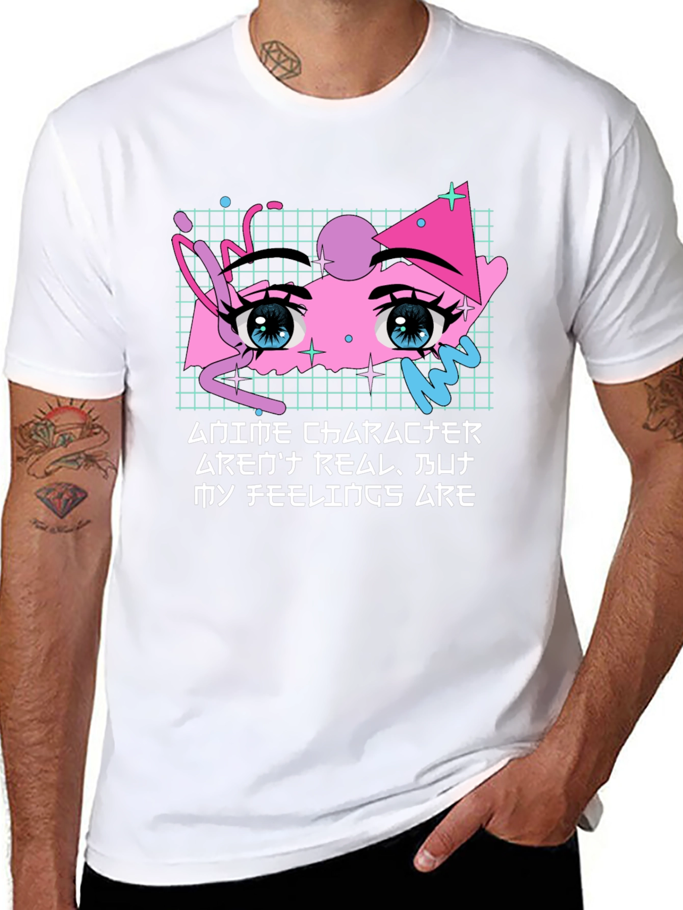 Anime Character Graphic Print T-Shirt