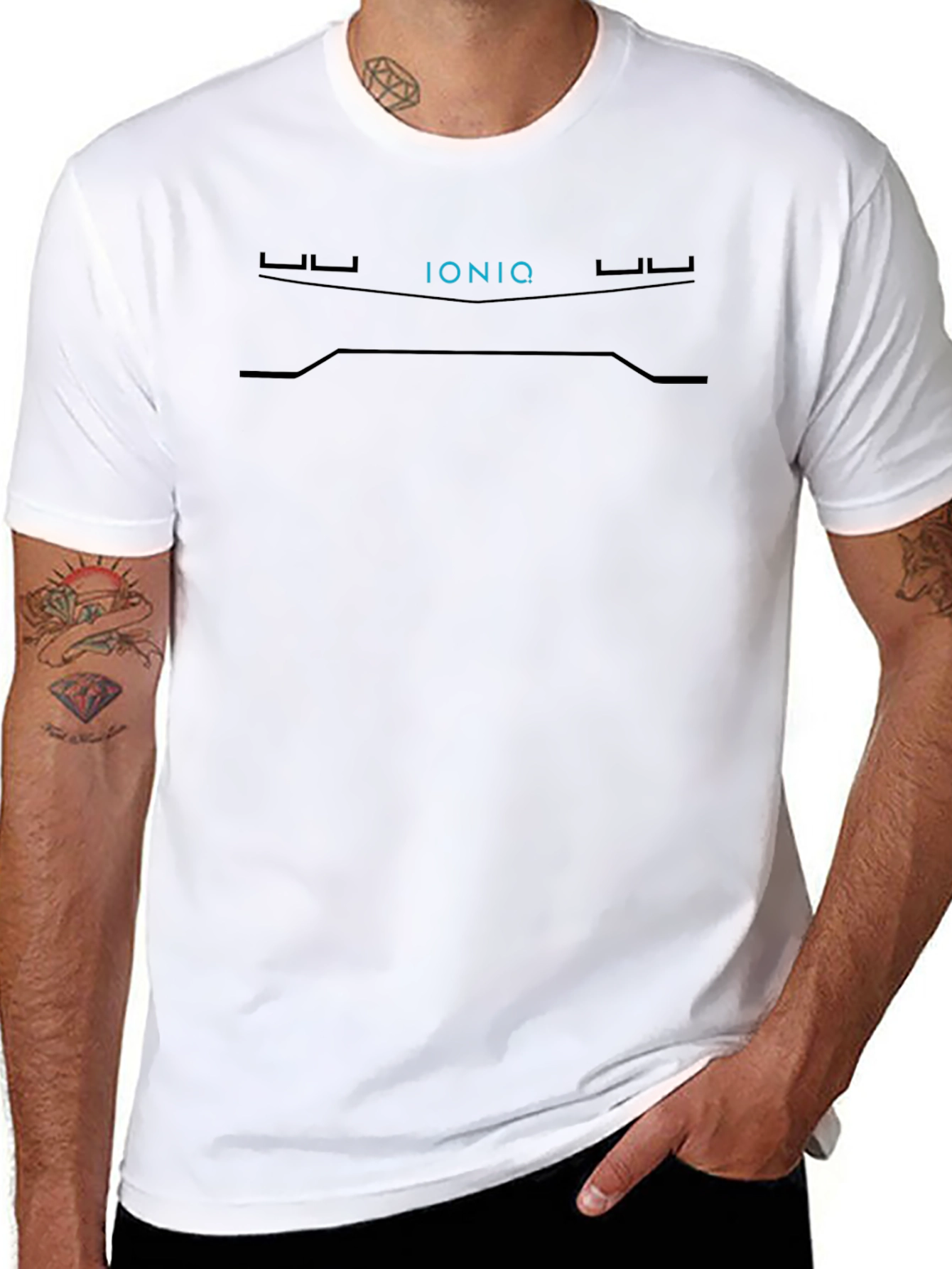 IONIQ Graphic Tee - Modern Car Enthusiast Design