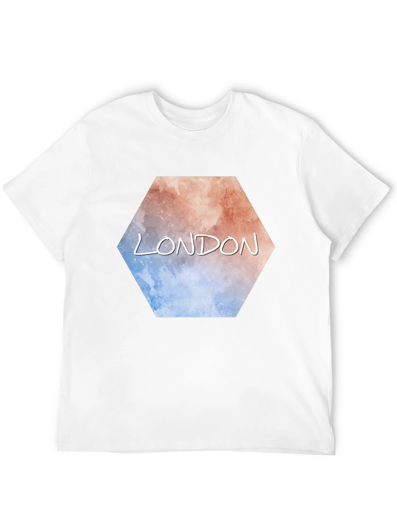 London Hexagon Graphic Black T-Shirt